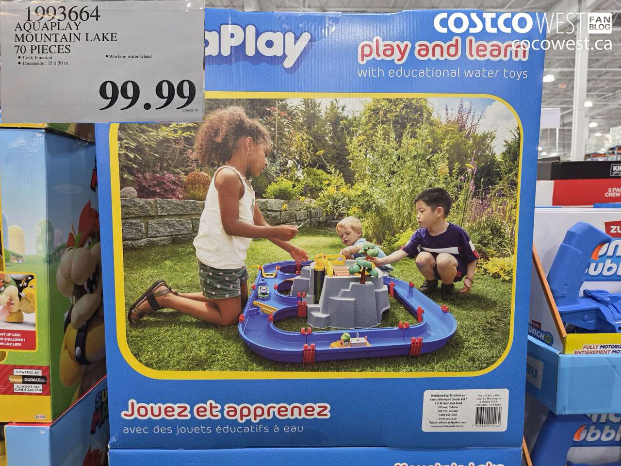 1993664 AQUAPLAY MOUNTAIN LAKE 70 PIECES $99.99