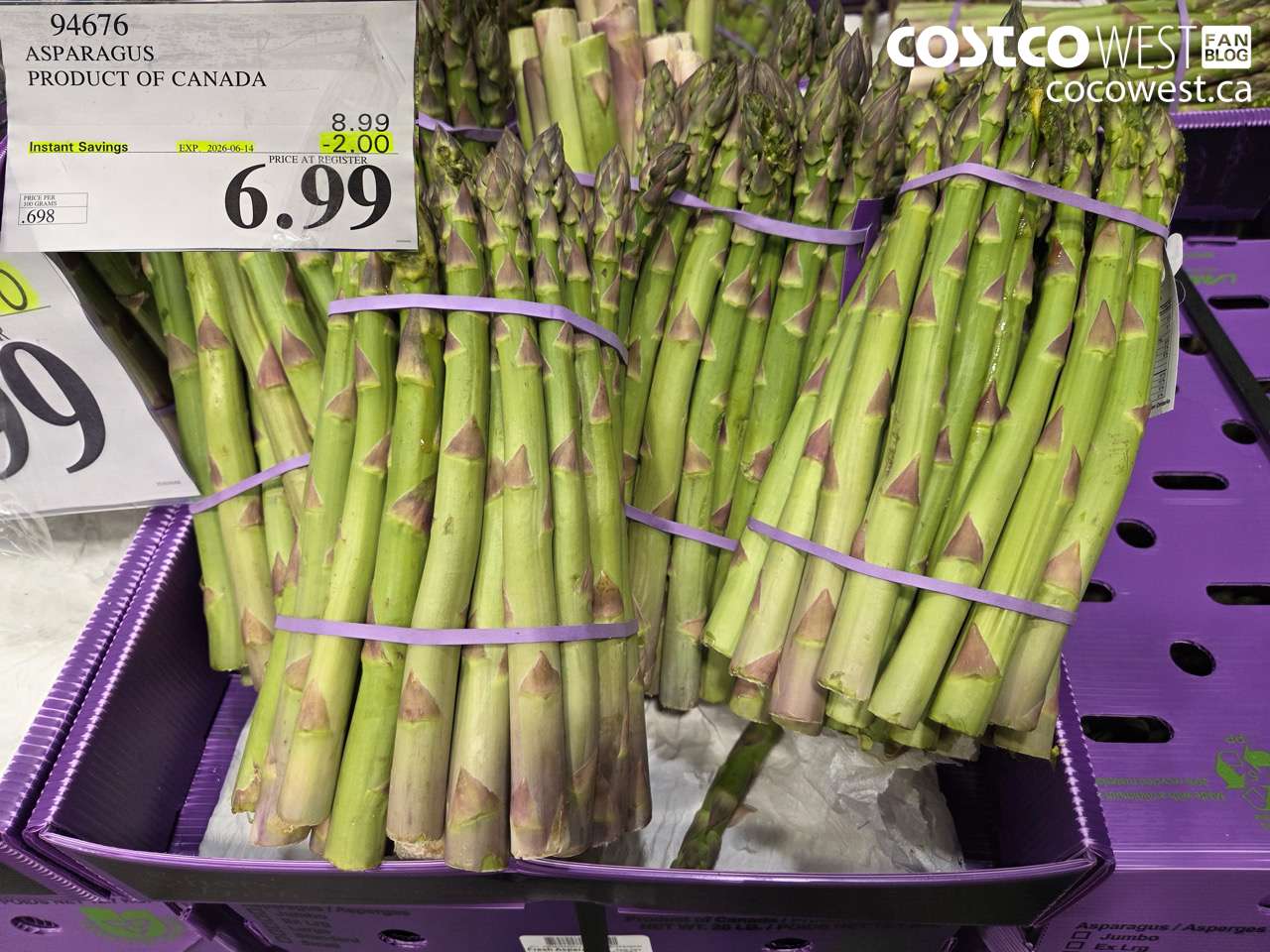 94676 ASPARAGUS PRODUCT OF CANADA ($2.00 INSTANT SAVINGS EXPIRES ON 2026-06-14) $6.99