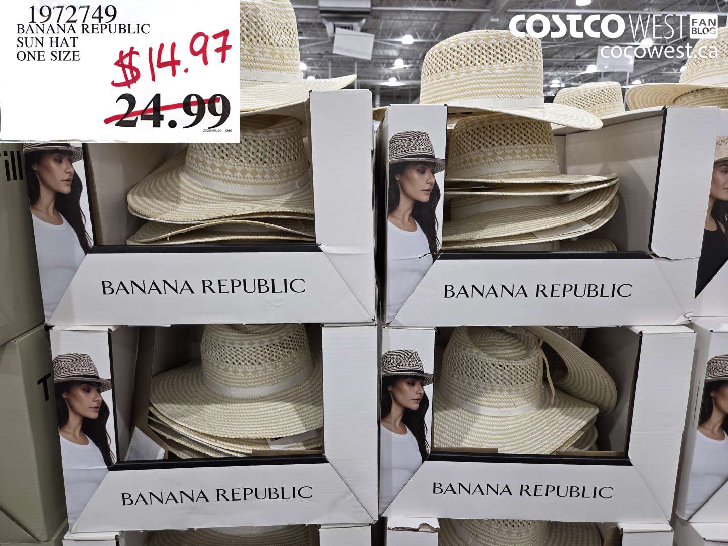 1972749 BANANA REPUBLIC SUN HAT ONE SIZE $14.97
