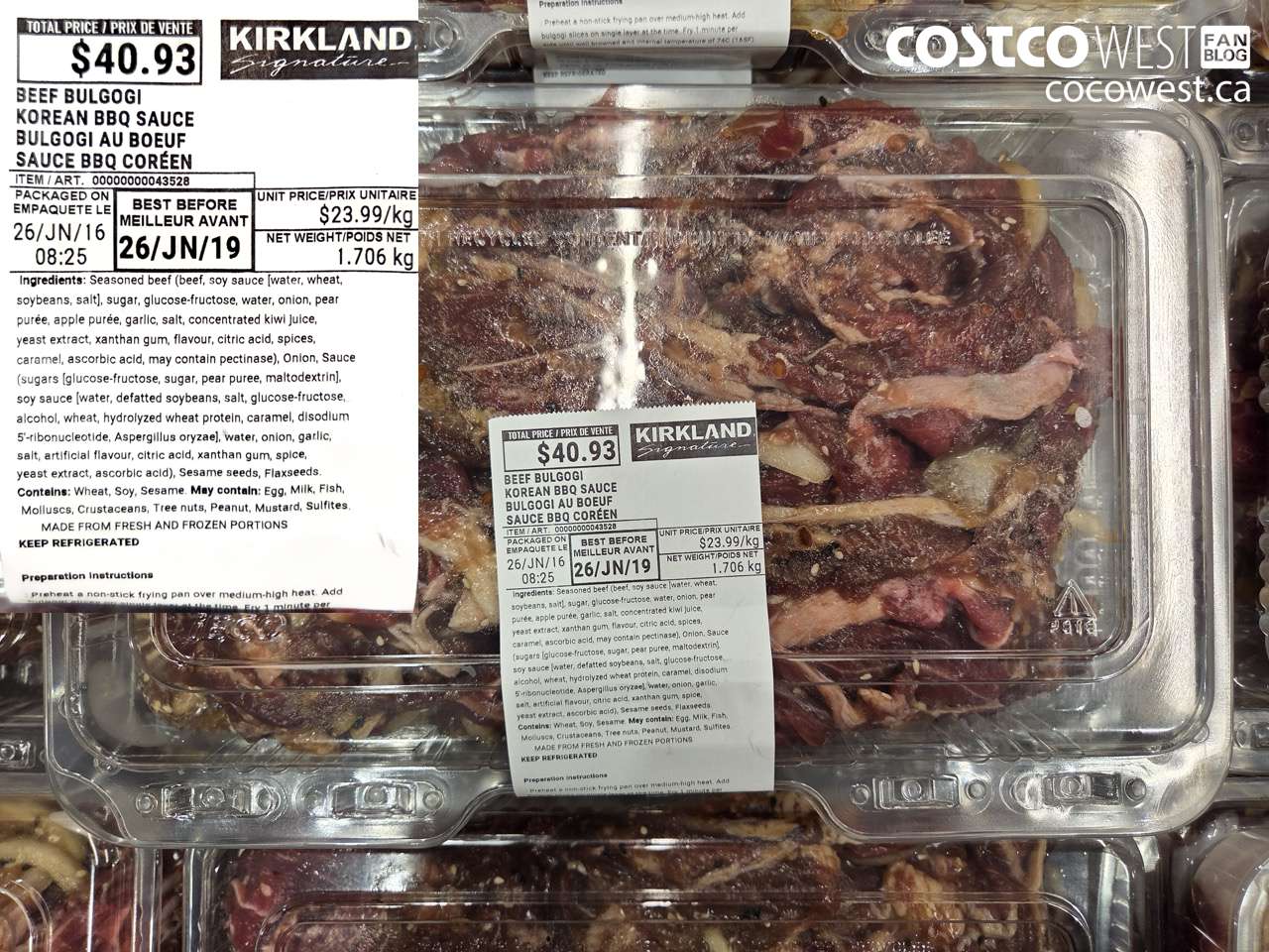 43528 BEEF BULGOGI KOREAN BBQ SAUCE $23.99