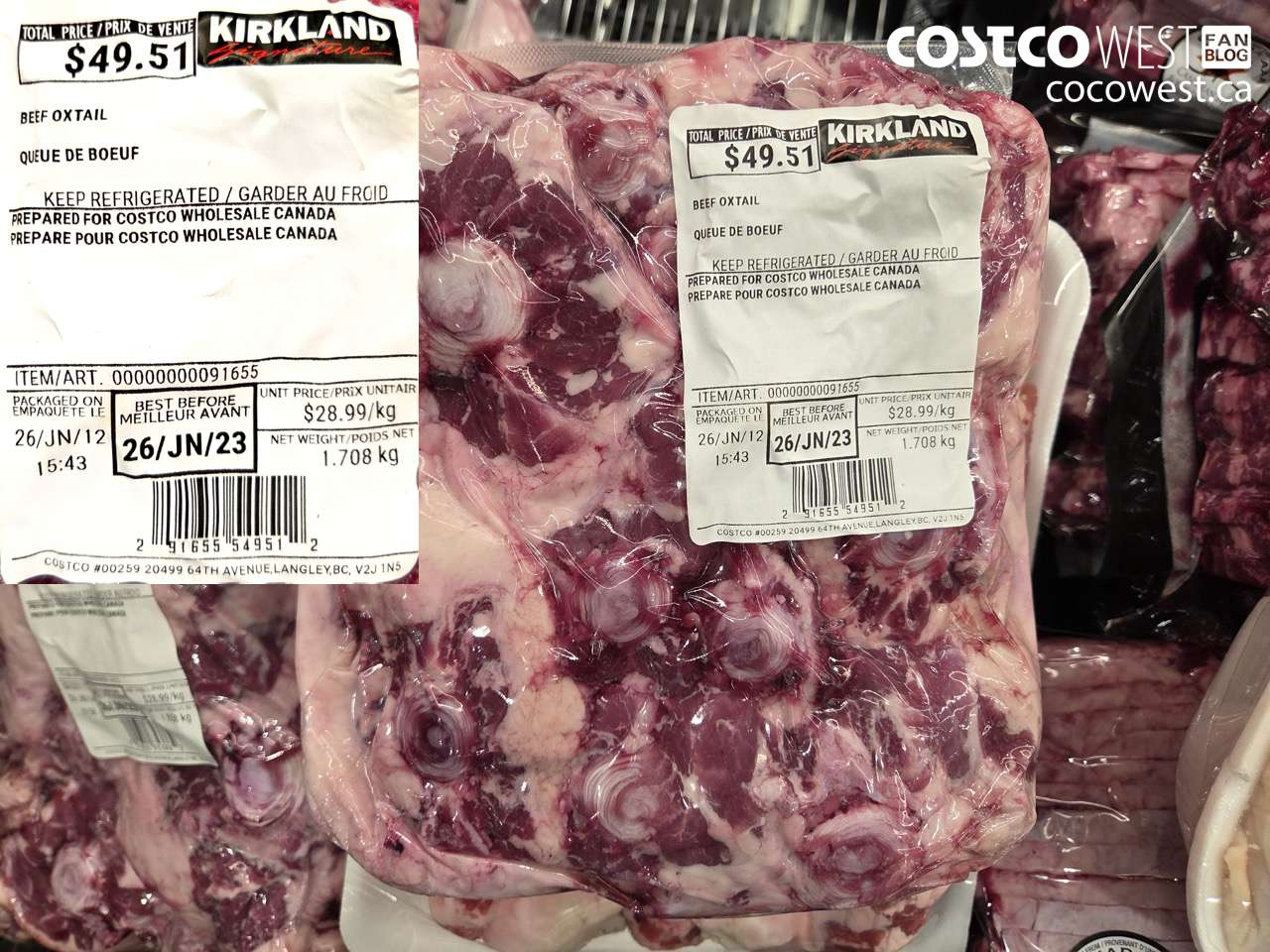 91655 BEEF OXTAIL $28.99