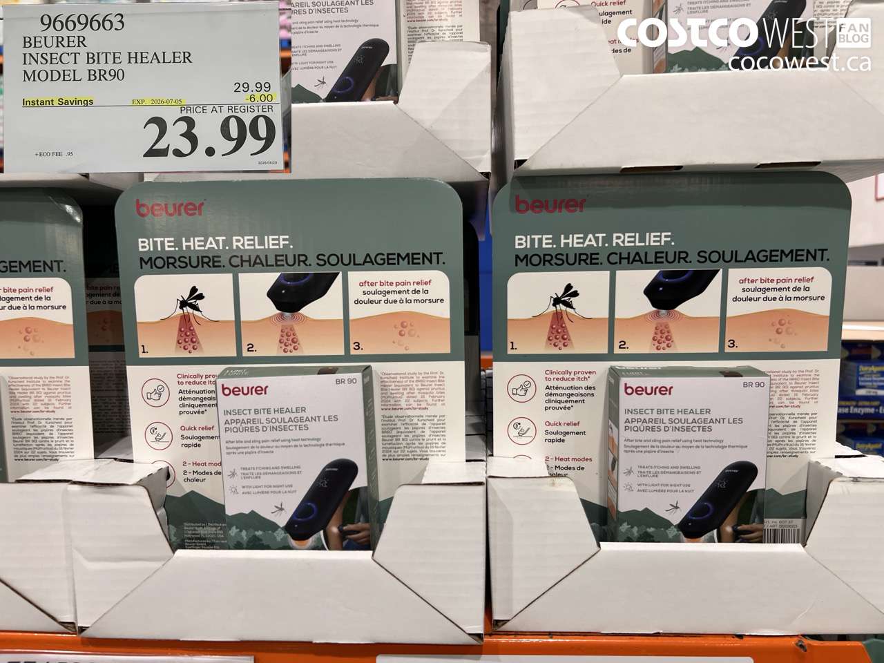 9669663 BEURER INSECT BITE HEALER MODEL BR90 ($6.00 INSTANT SAVINGS EXPIRES ON 2026-07-05) $23.99