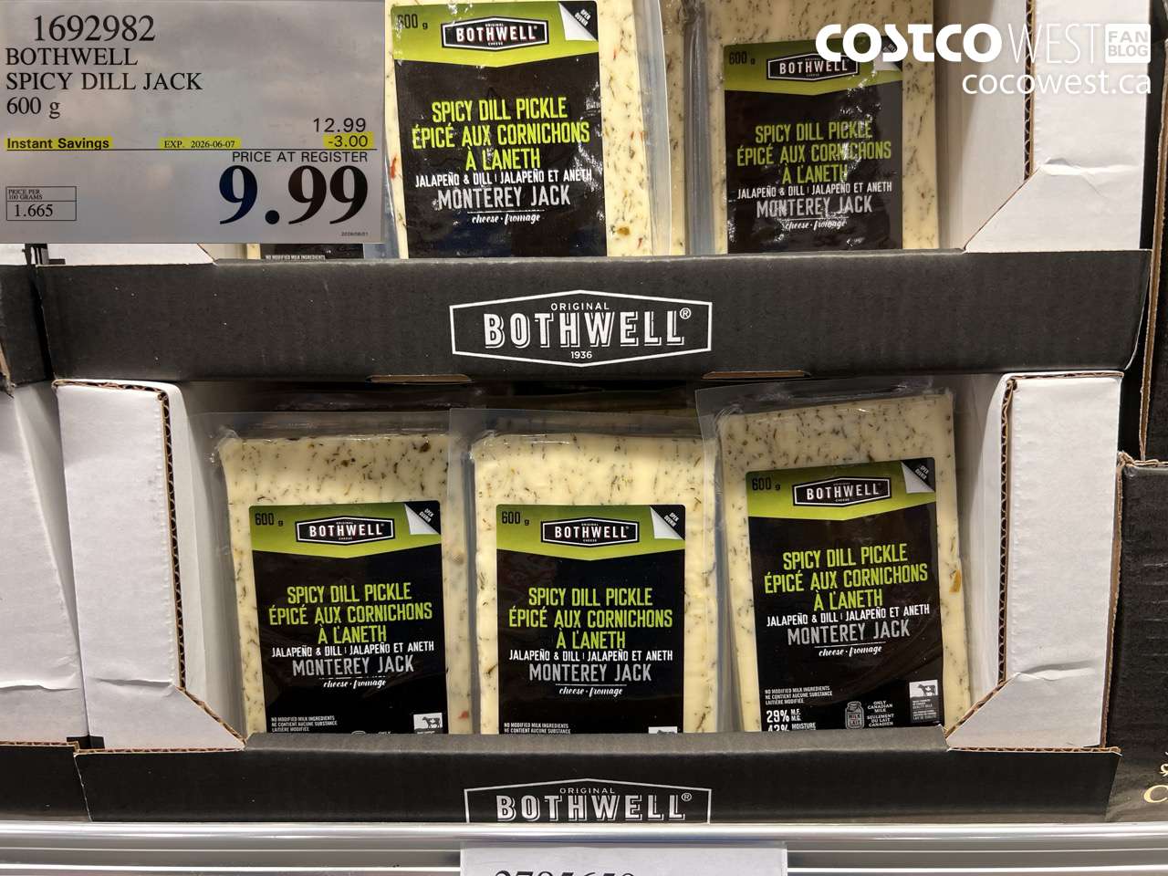 1692982 BOTHWELL SPICY DILL JACK 600 G ($3.00 INSTANT SAVINGS EXPIRES ON 2026-06-07) $9.99