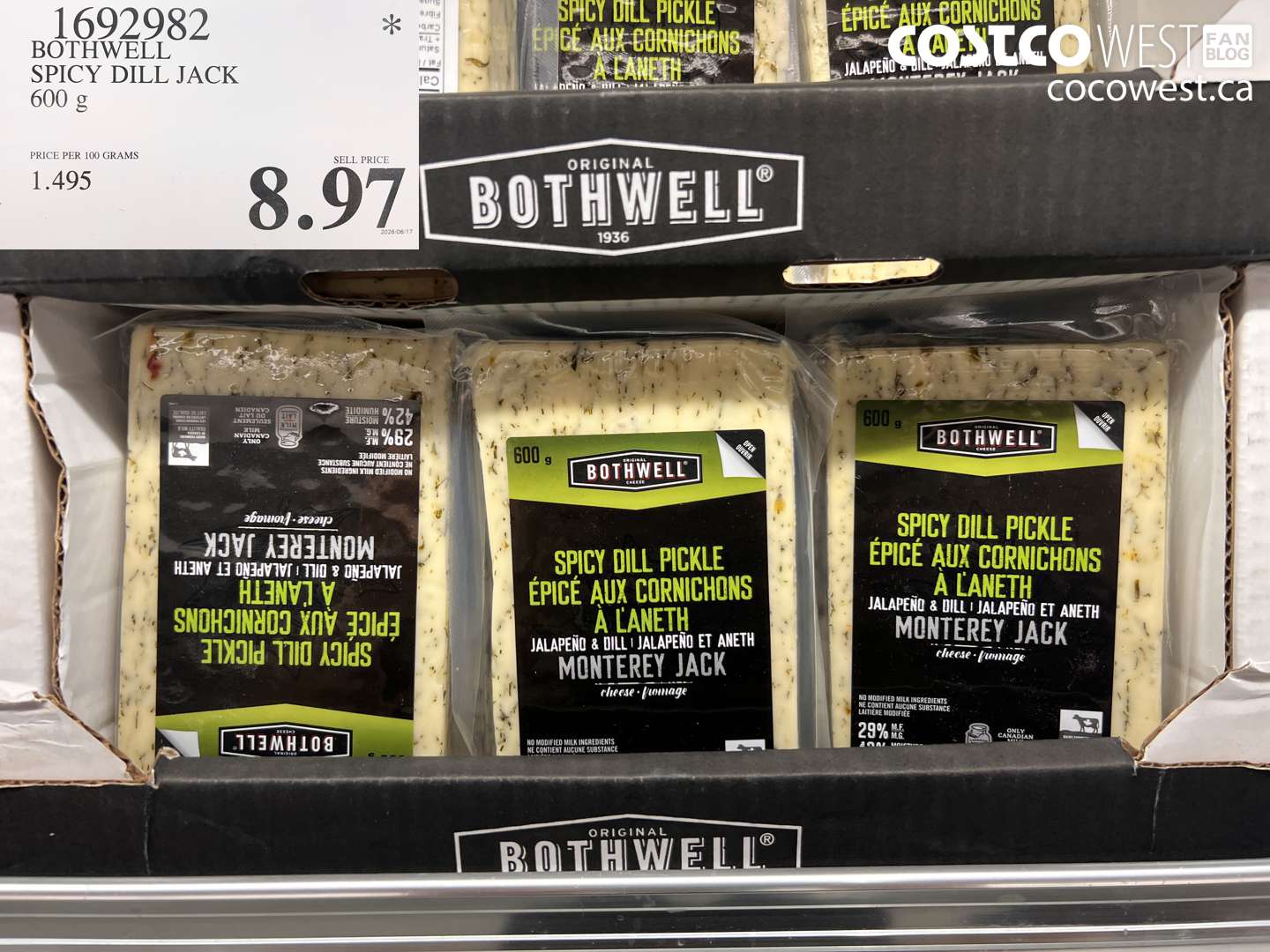1692982 BOTHWELL SPICY DILL JACK 600 G $8.97