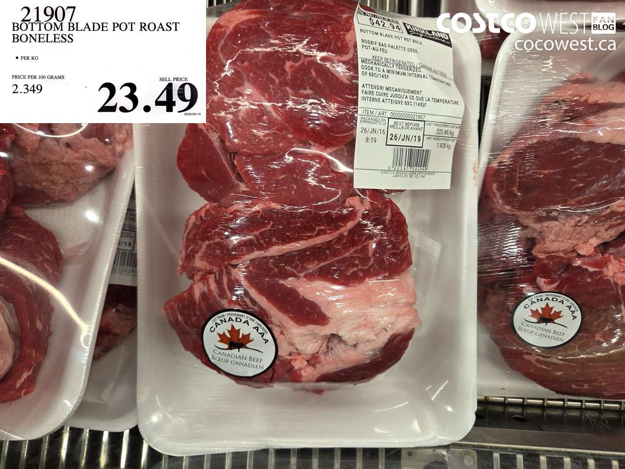 21907 BOTTOM BLADE POT ROAST BONELESS $23.49