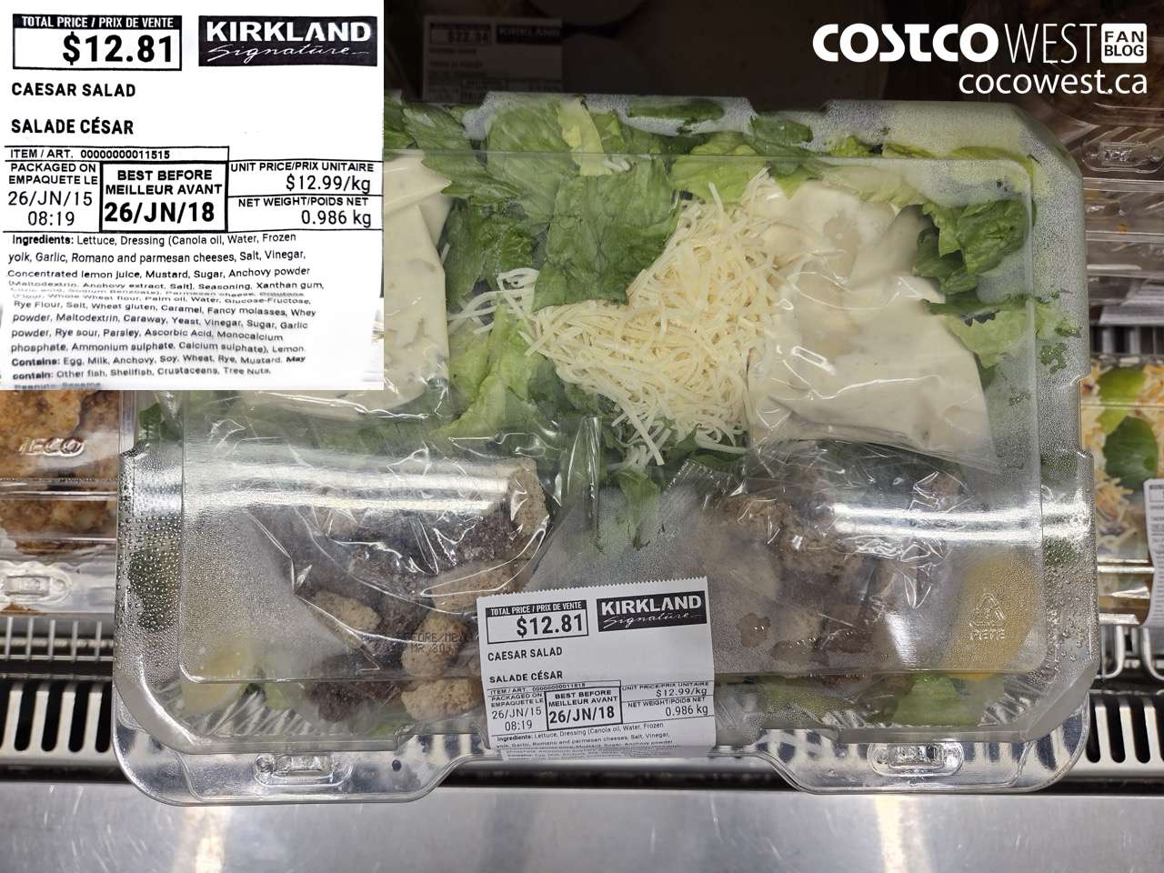 11515 CAESAR SALAD $12.99