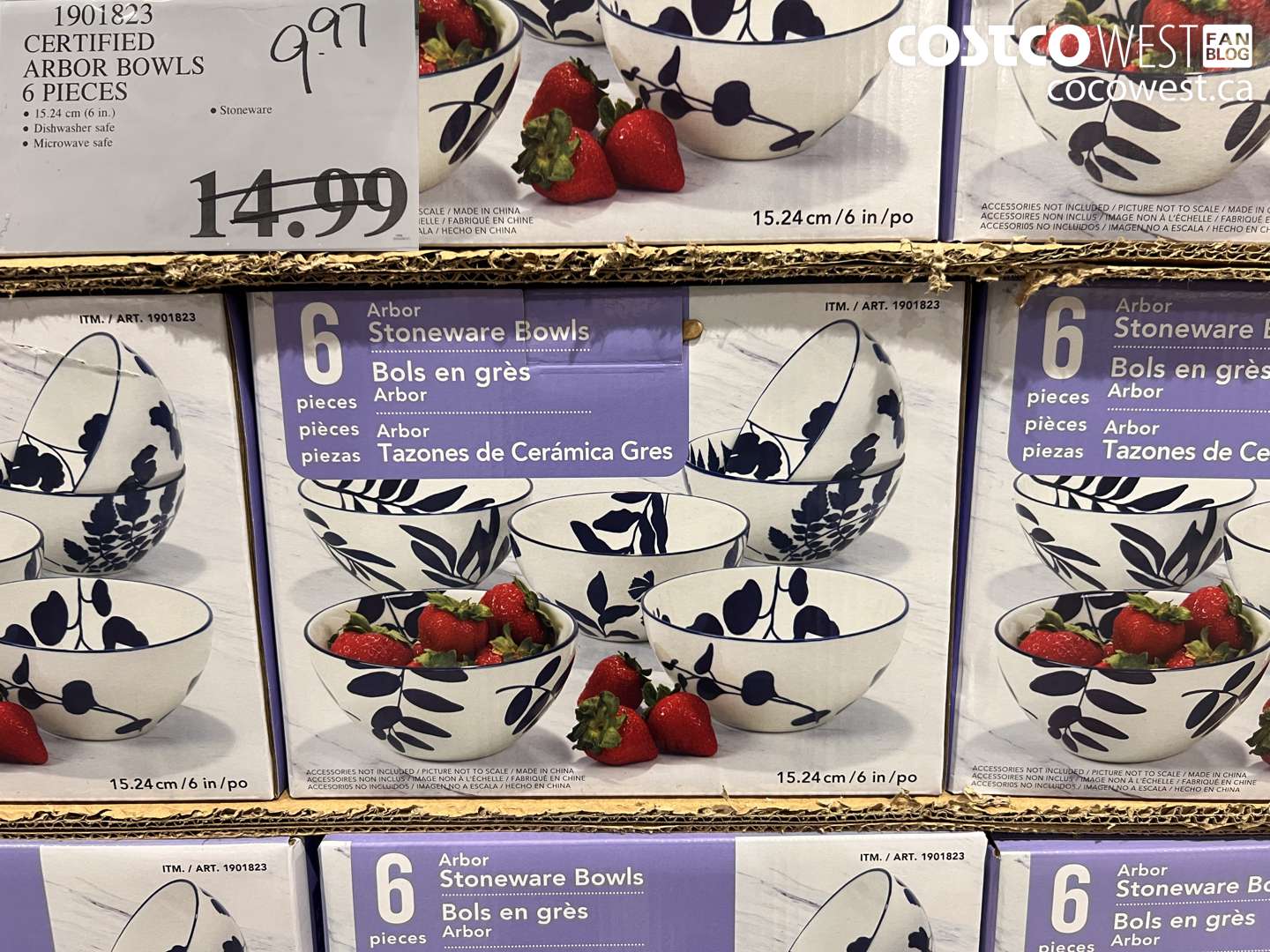1901823 CERTIFIED ARBOR BOWLS 6 PIECES $9.97