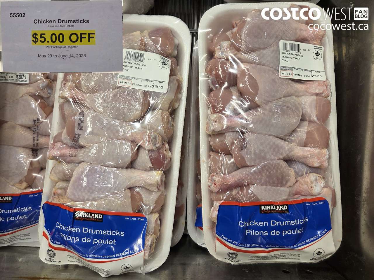55502 CHICKEN DRUMSTICKS ($5.00 INSTANT SAVINGS EXPIRES ON 2026-06-14)