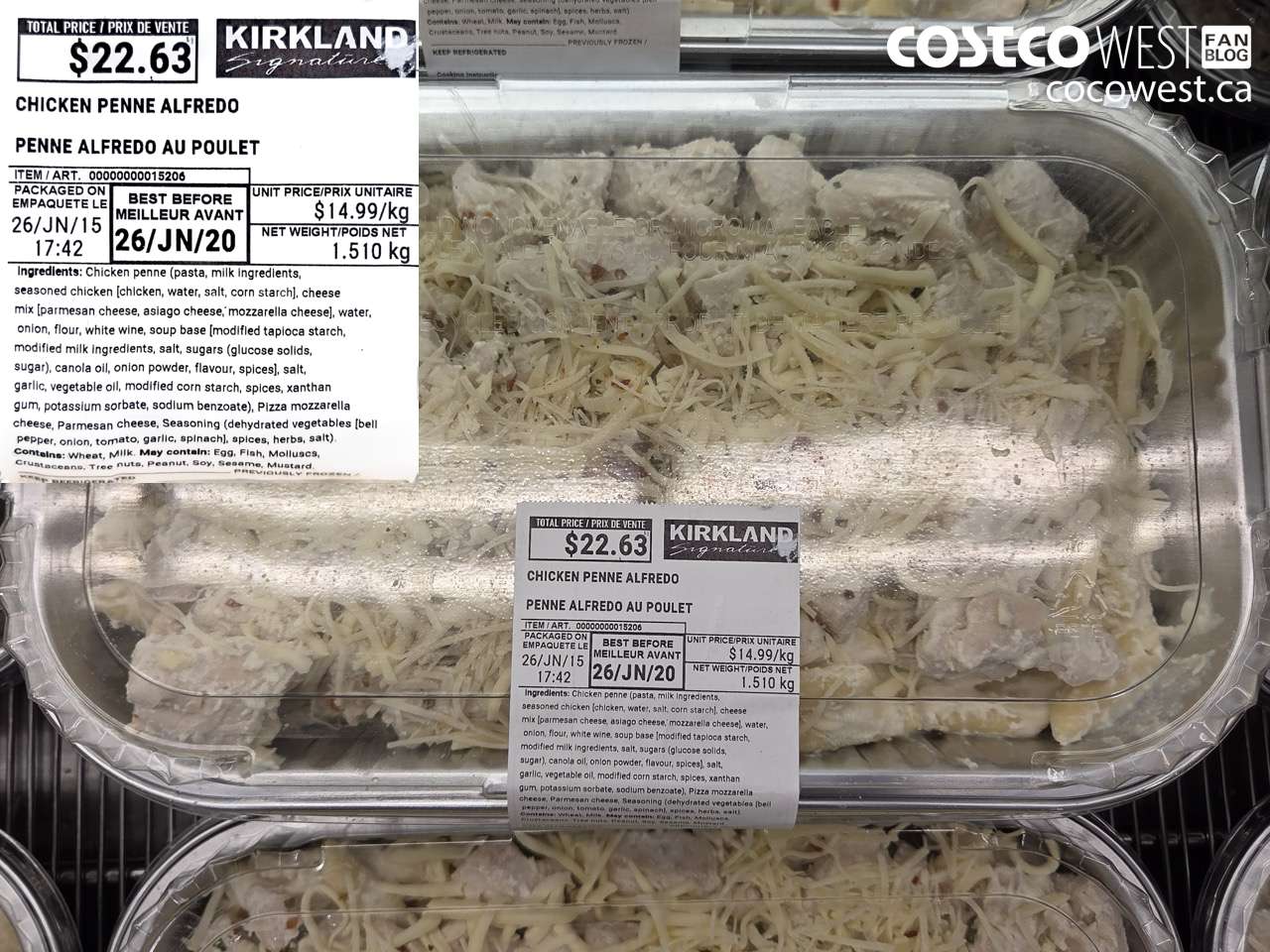 15206 CHICKEN PENNE ALFREDO $14.99