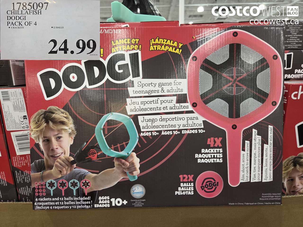 1785097 CHILLAFISH DODGI PACK OF 4 $24.99