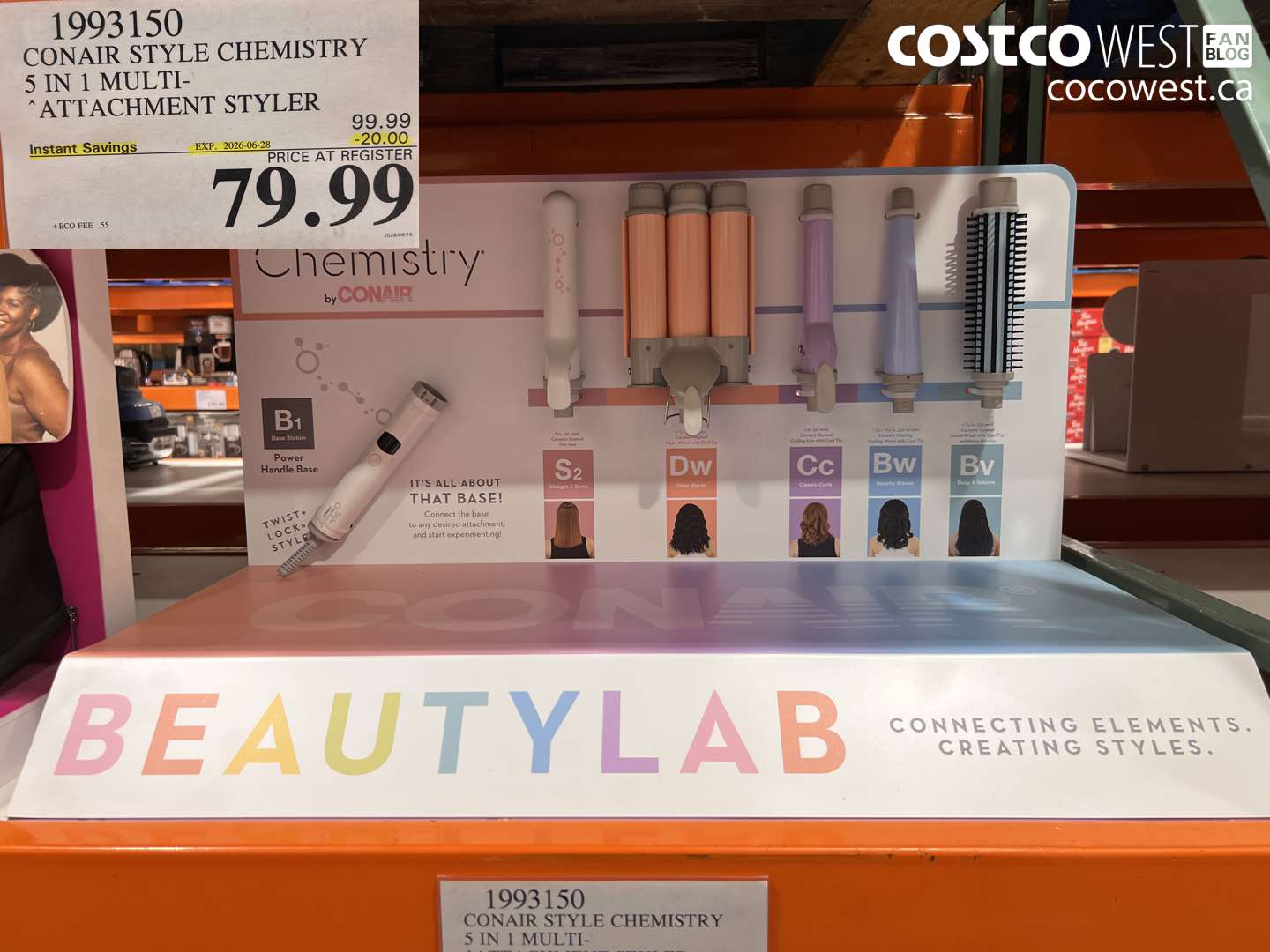 1993150 CONAIR STYLE CHEMISTRY 5 IN 1 MULTI-ATTACHMENT STYLER ($20.00 INSTANT SAVINGS EXPIRES ON 2026-06-28) $79.99
