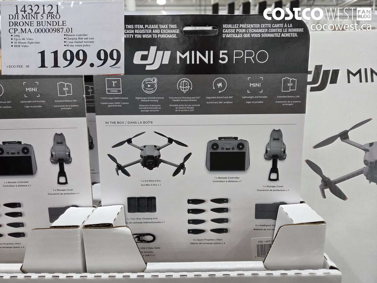 1432121 DJI MINI 5 PRO DRONE BUNDLE CP.MA.00000987.01 $1199.99