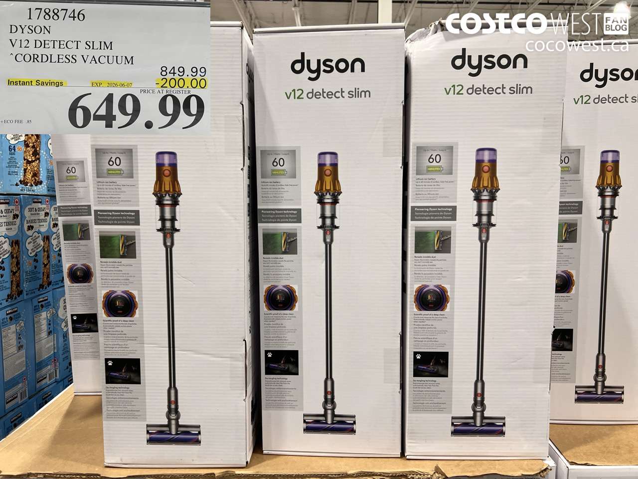 1788746 DYSON V12 DETECT SLIM CORDLESS VACUUM ($200.00 INSTANT SAVINGS EXPIRES ON 2026-06-07) $649.99
