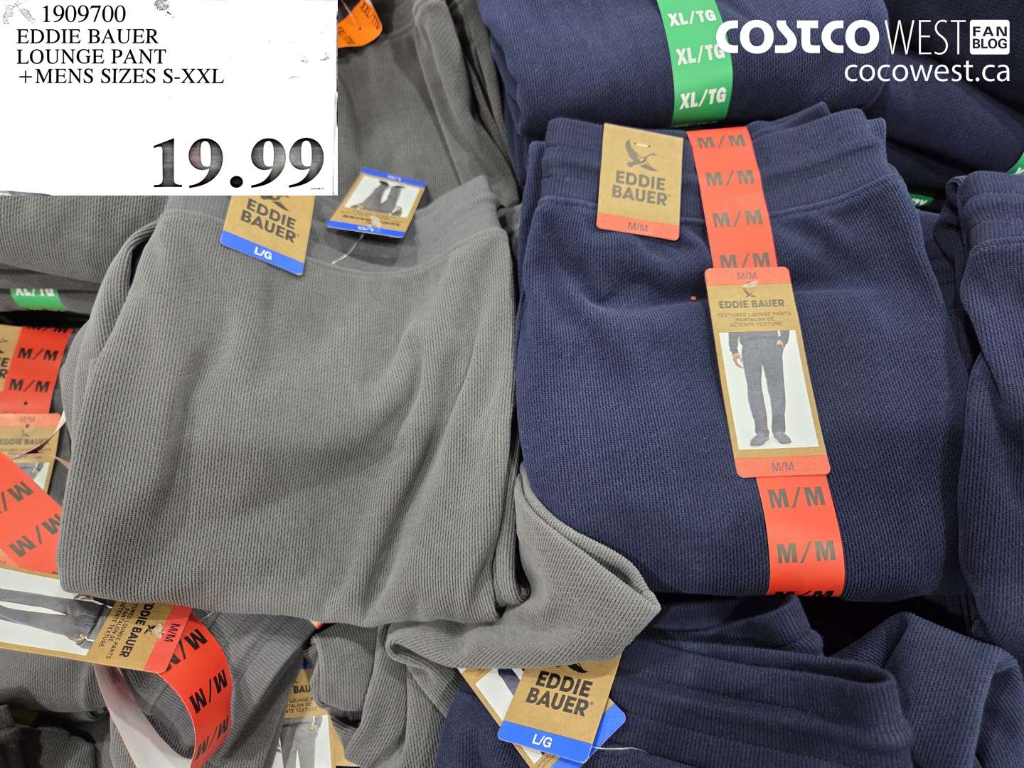 1909700 EDDIE BAUER LOUNGE PANT MENS SIZES S-XXL $19.99