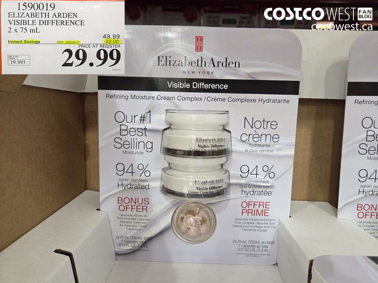 1590019 ELIZABETH ARDEN VISIBLE DIFFERENCE 2 X 75 ML ($20.00 INSTANT SAVINGS EXPIRES ON 2026-06-07) $29.99