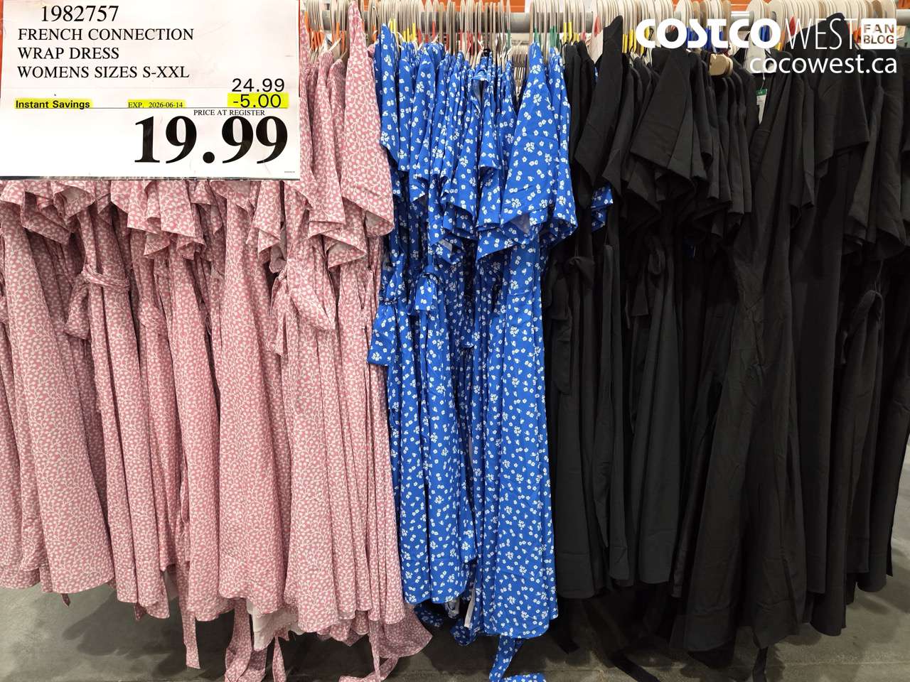 1982757 FRENCH CONNECTION WRAP DRESS WOMENS SIZES S-XXL ($5.00 INSTANT SAVINGS EXPIRES ON 2026-06-14) $19.99