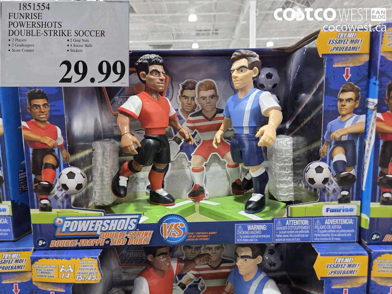 1851554 FUNRISE POWERSHOTS DOUBLE-STRIKE SOCCER $29.99