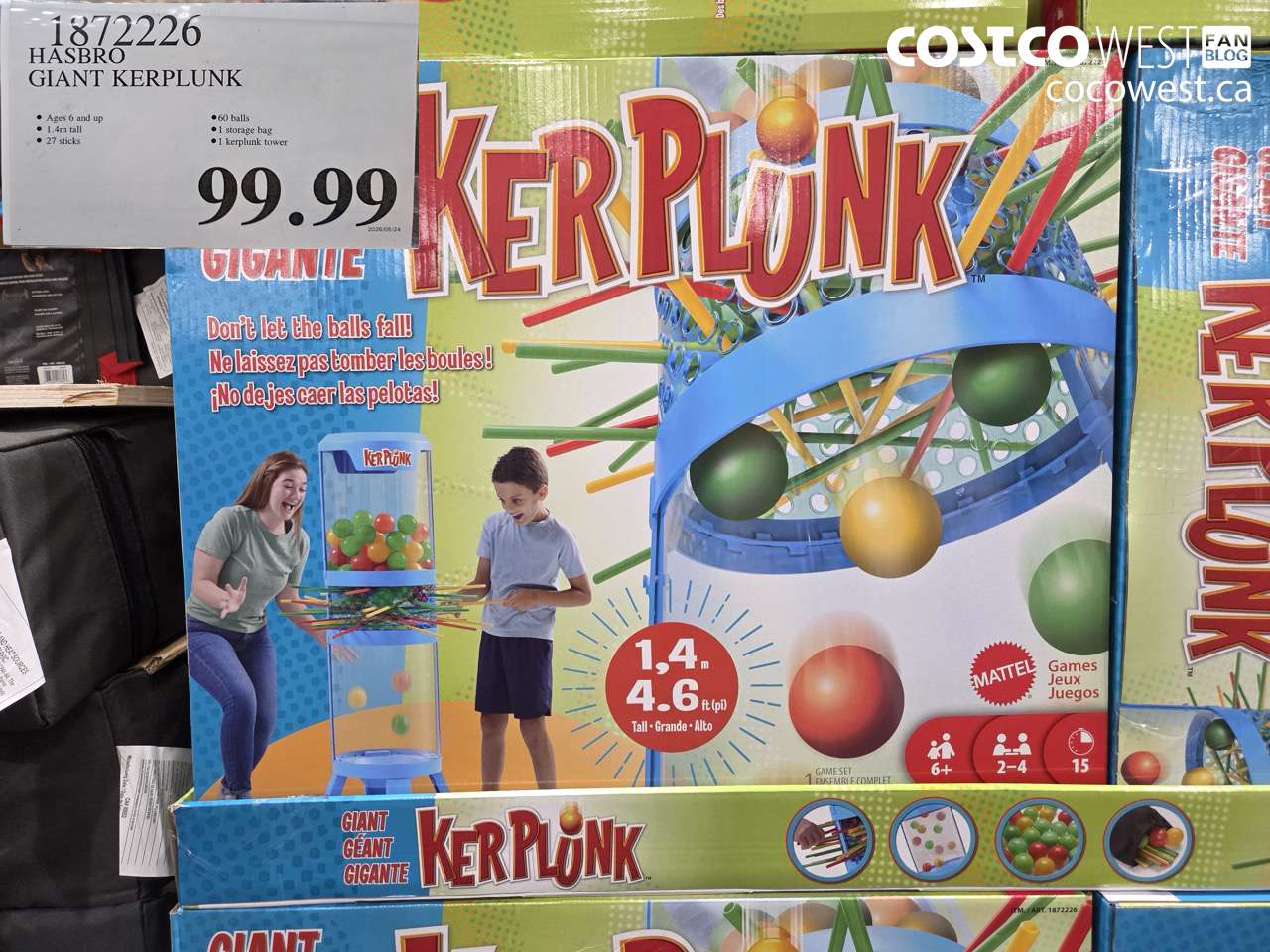 1872226 HASBRO GIANT KERPLUNK $99.99