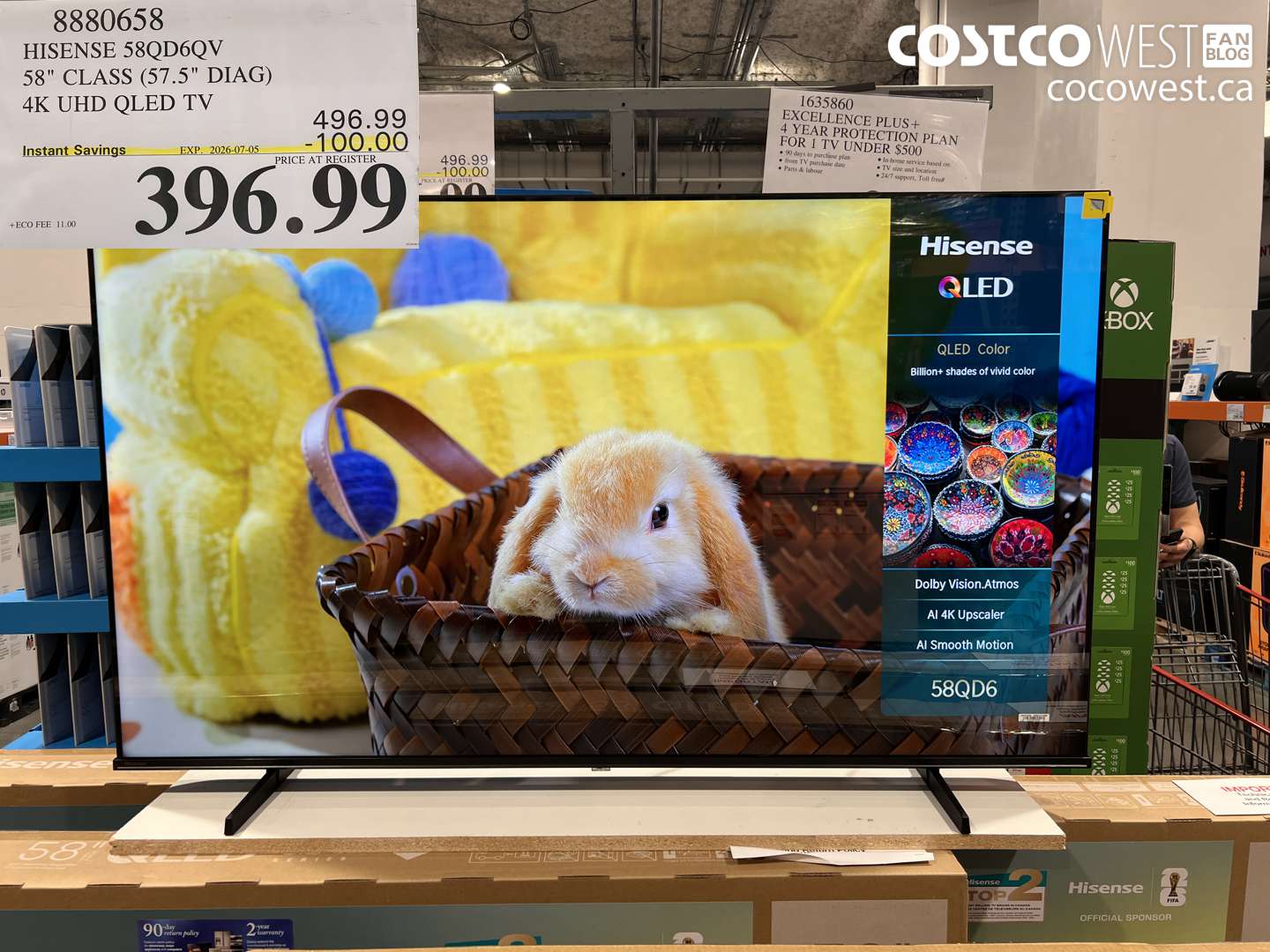 8880658 HISENSE 58QD6QV 58