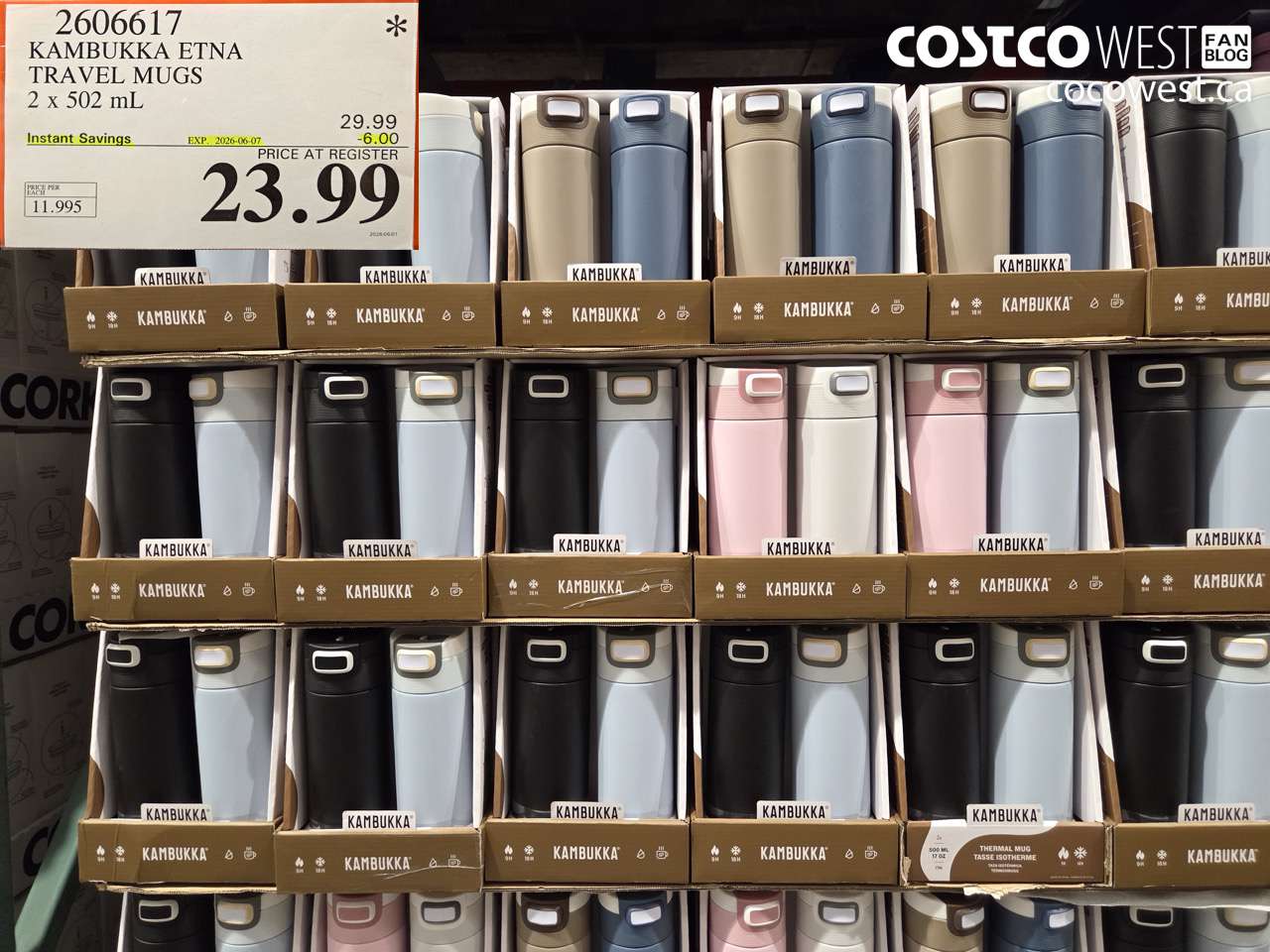 2606617 KAMBUKKA ETNA TRAVEL MUGS 2 X 502 ML ($6.00 INSTANT SAVINGS EXPIRES ON 2026-06-07) $23.99