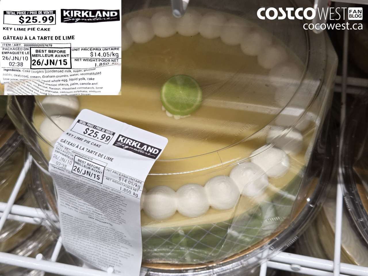 2057679 KEY LIME PIE CAKE $25.99