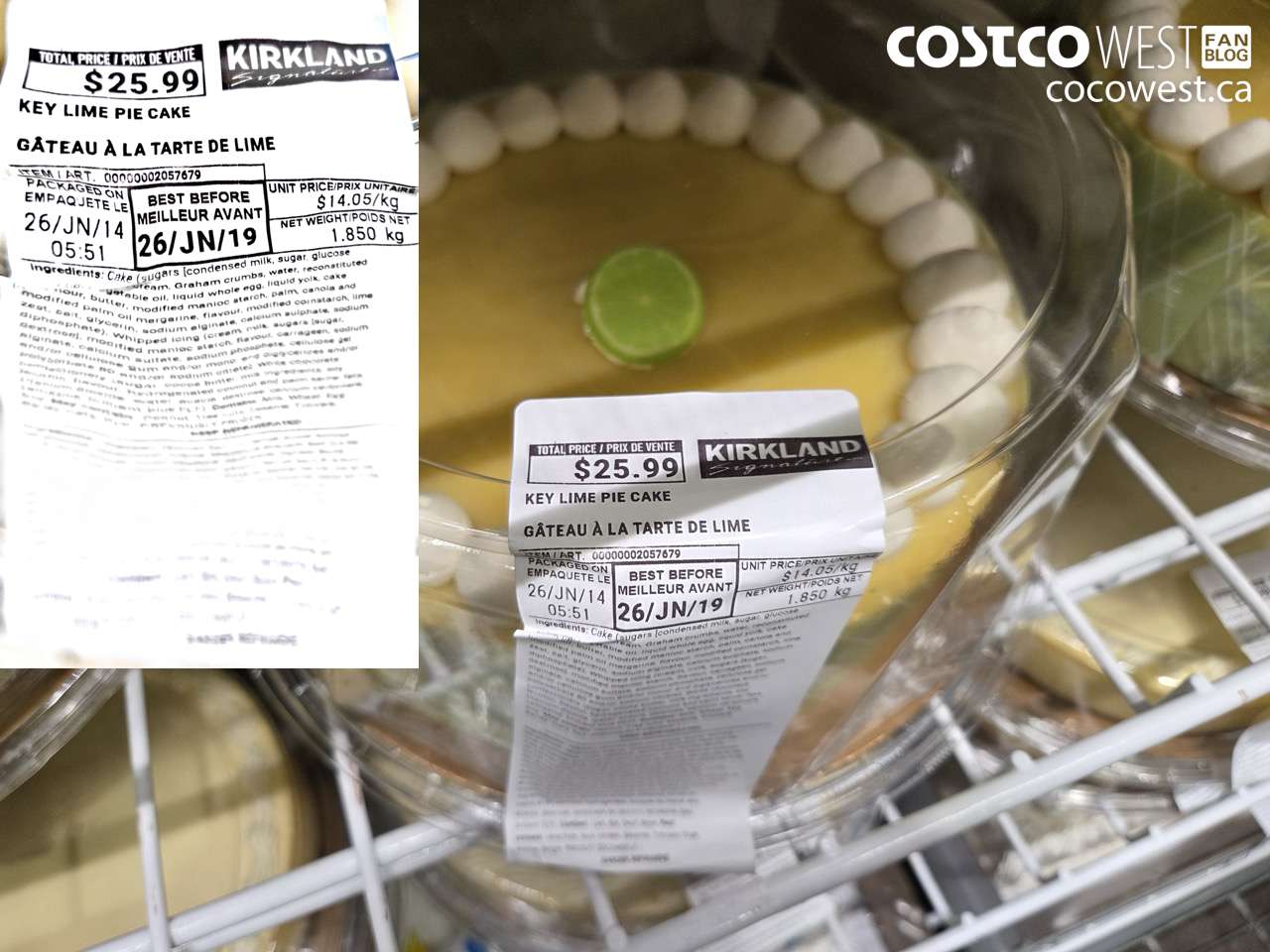 2057679 KEY LIME PIE CAKE $25.99