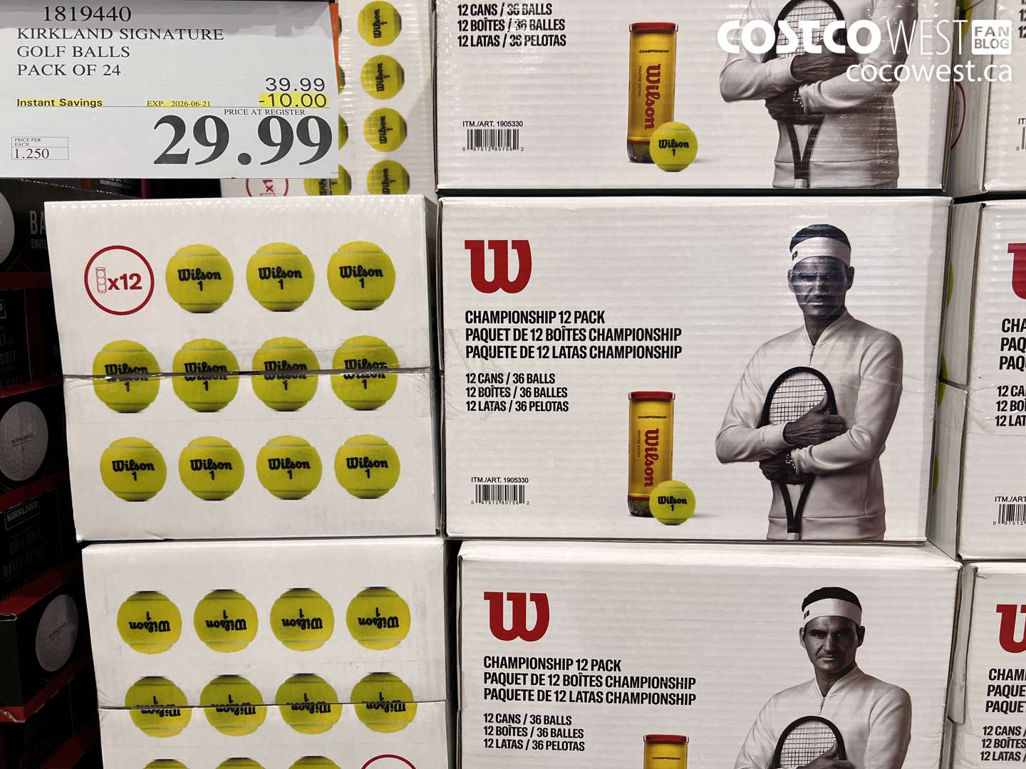 1819440 KIRKLAND SIGNATURE GOLF BALLS PACK OF 24 ($10.00 INSTANT SAVINGS EXPIRES ON 2026-06-21) $29.99