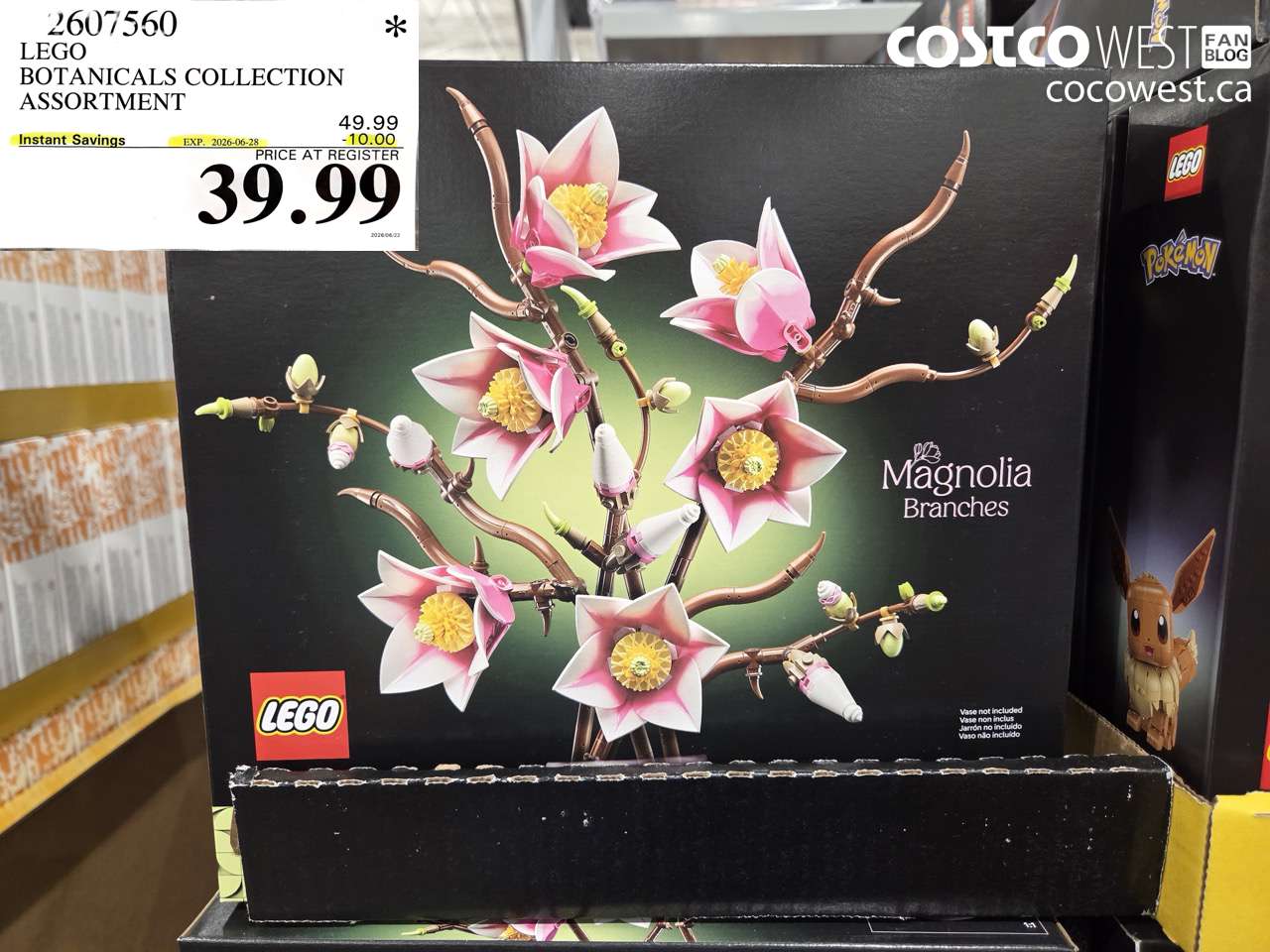 2607560 LEGO BOTANICALS COLLECTION ASSORTMENT ($10.00 INSTANT SAVINGS EXPIRES ON 2026-06-28) $39.99
