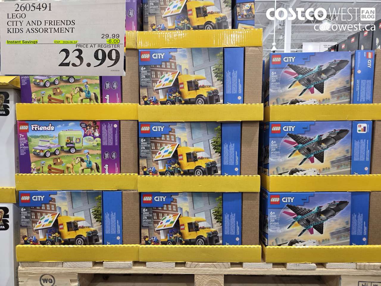 2605491 LEGO CITY AND FRIENDS KIDS ASSORTMENT ($6.00 INSTANT SAVINGS EXPIRES ON 2026-06-14) $23.99