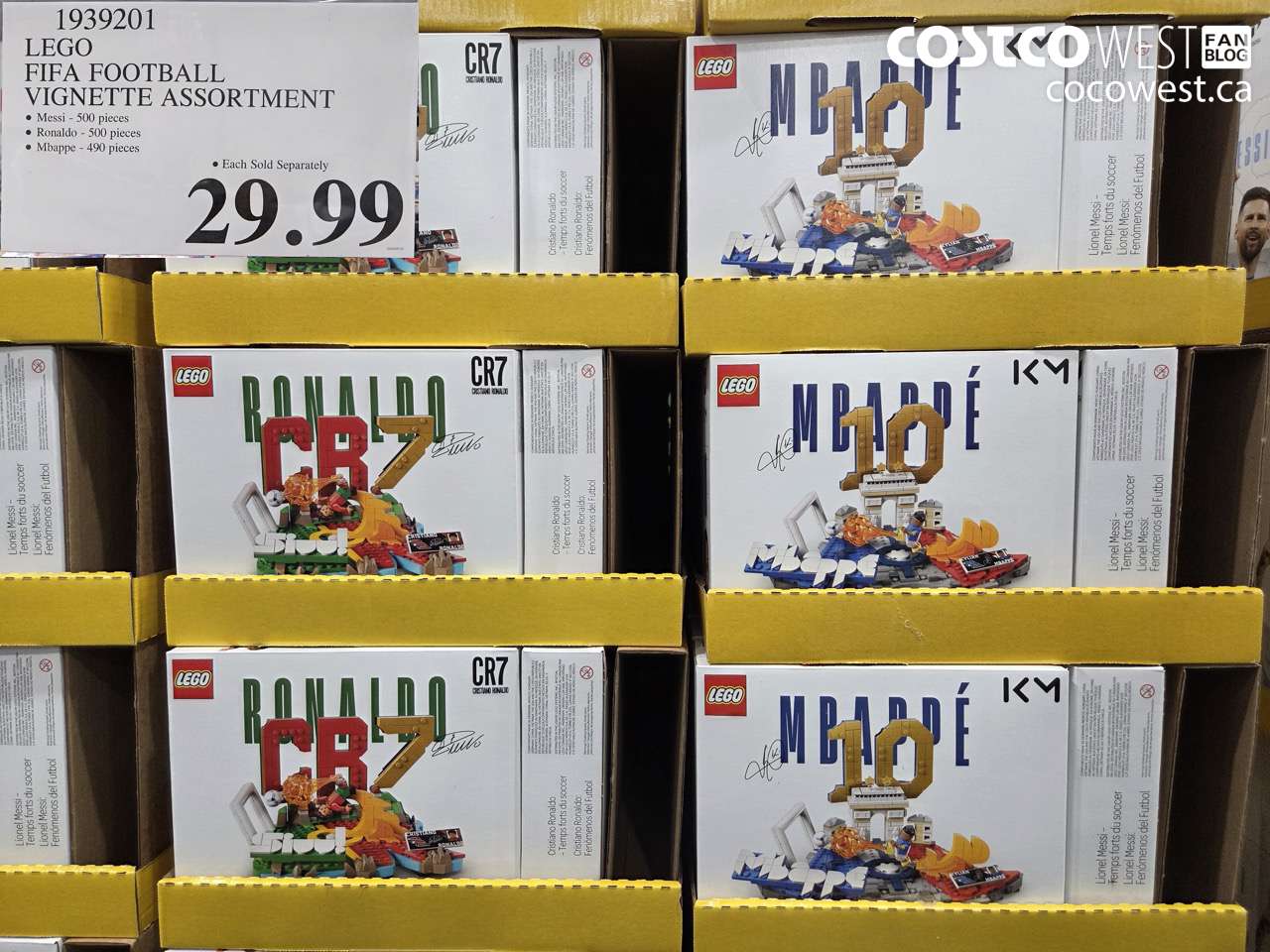1939201 LEGO FIFA FOOTBALL VIGNETTE ASSORTMENT $29.99