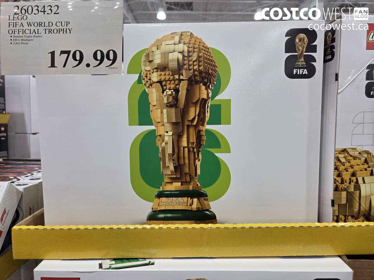 2603432 LEGO FIFA WORLD CUP OFFICIAL TROPHY $179.99