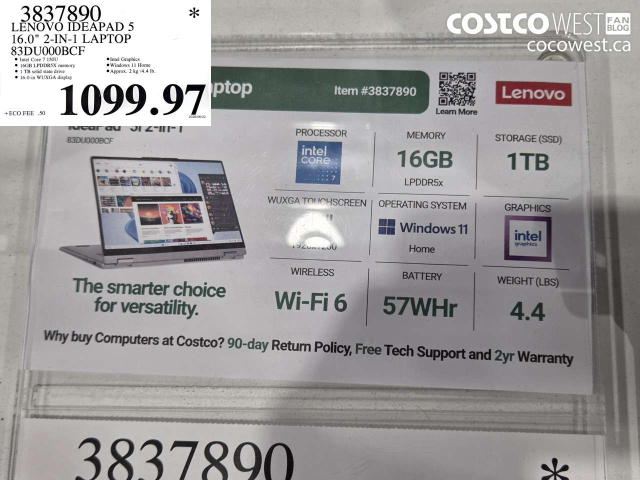 3837890 LENOVO IDEAPAD 5 16.0
