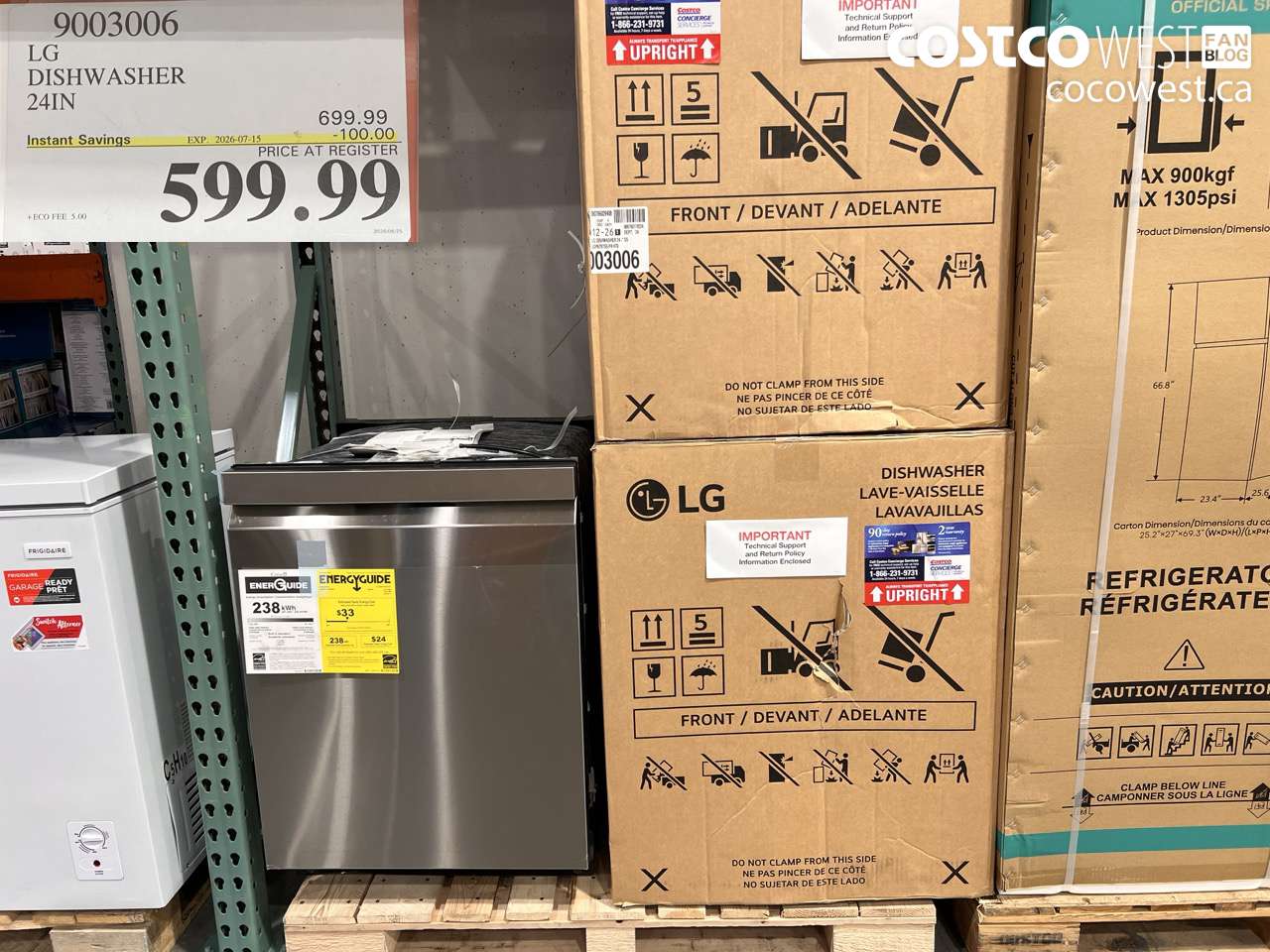 9003006 LG DISHWASHER 24IN ($100.00 INSTANT SAVINGS EXPIRES ON 2026-07-15) $599.99