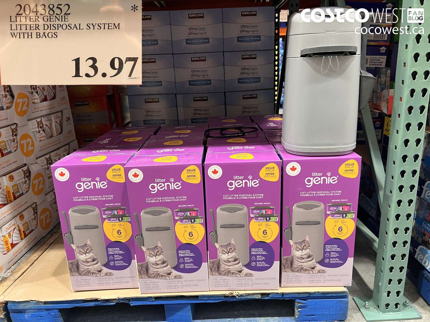 2043852 LITTER GENIE LITTER DISPOSAL SYSTEM WITH BAGS $13.97
