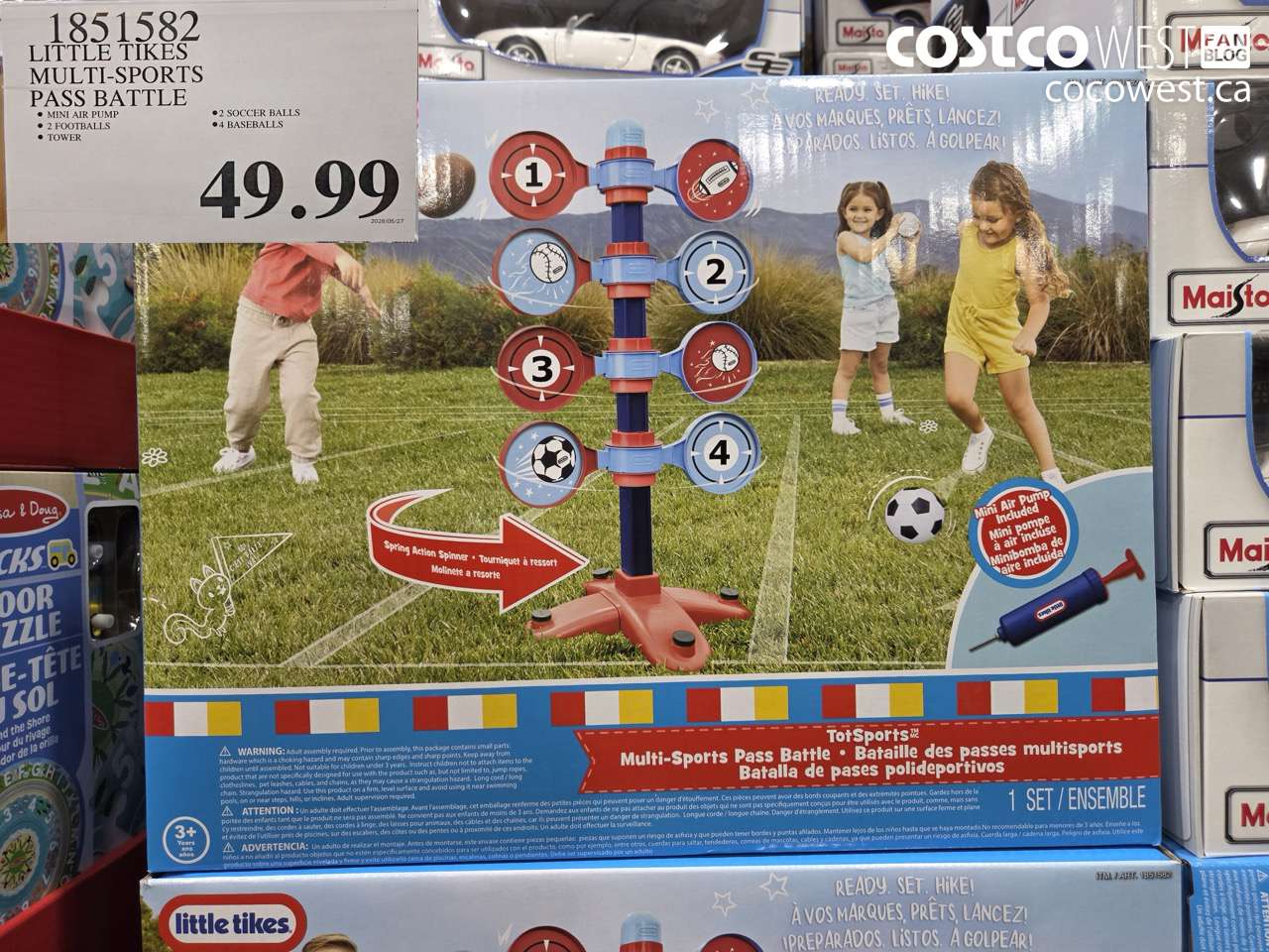 1851582 LITTLE TIKES MULTI-SPORTS PASS BATTLE $49.99