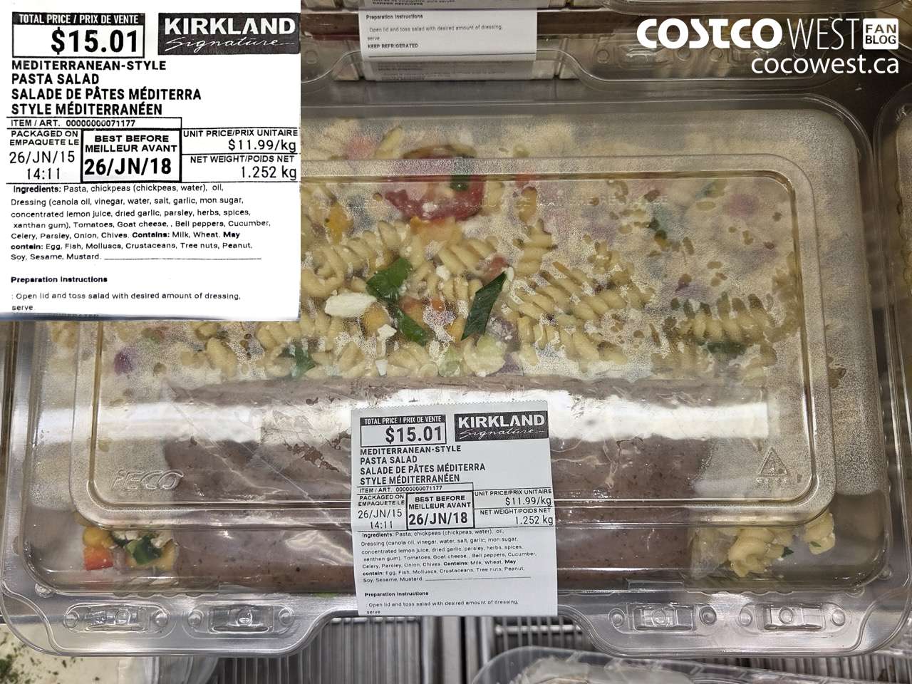 71177 MEDITERRANEAN-STYLE PASTA SALAD $11.99