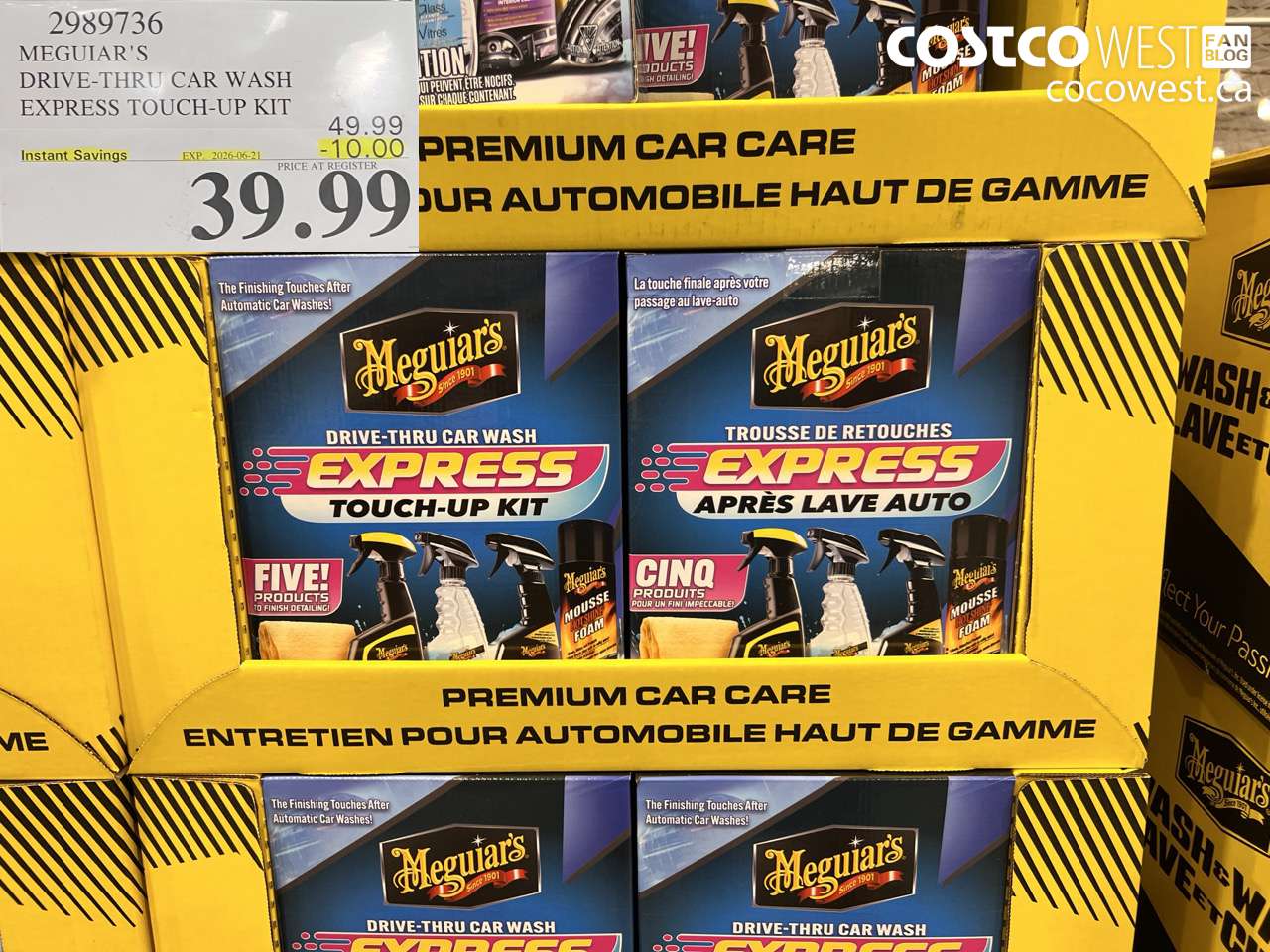 2989736 MEGUIAR'S DRIVE-THRU CAR WASH EXPRESS TOUCH-UP KIT ($10.00 INSTANT SAVINGS EXPIRES ON 2026-06-21) $39.99