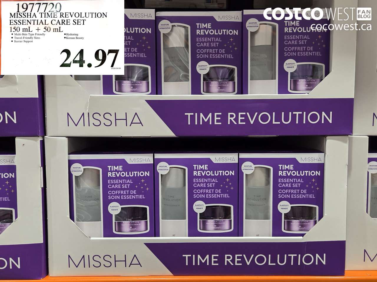1977720 MISSHA TIME REVOLUTION ESSENTIAL CARE SET 150 ML + 50 ML $24.97