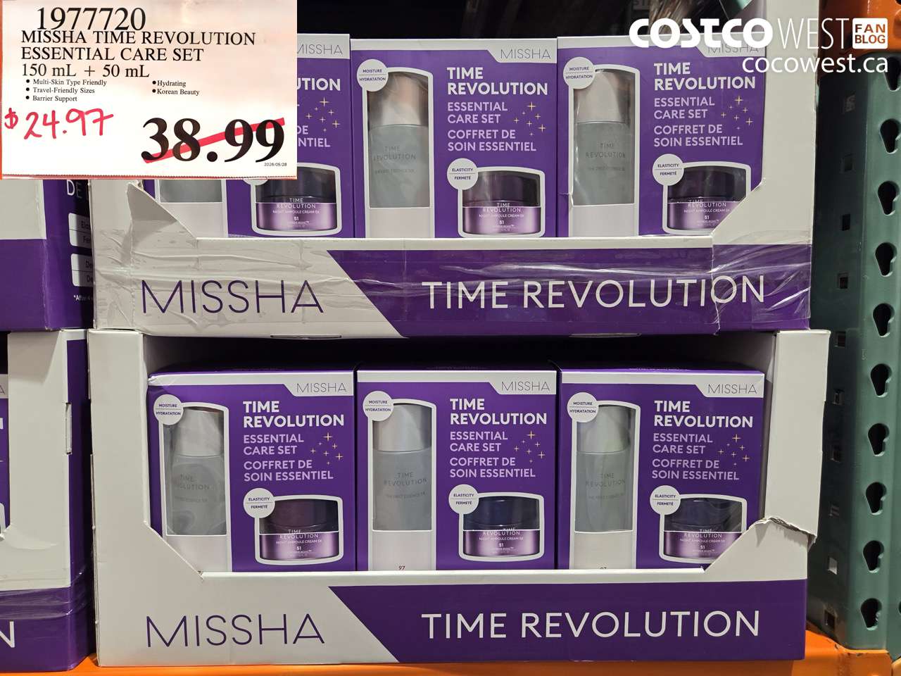 1977720 MISSHA TIME REVOLUTION ESSENTIAL CARE SET 150 ML + 50 ML $24.97