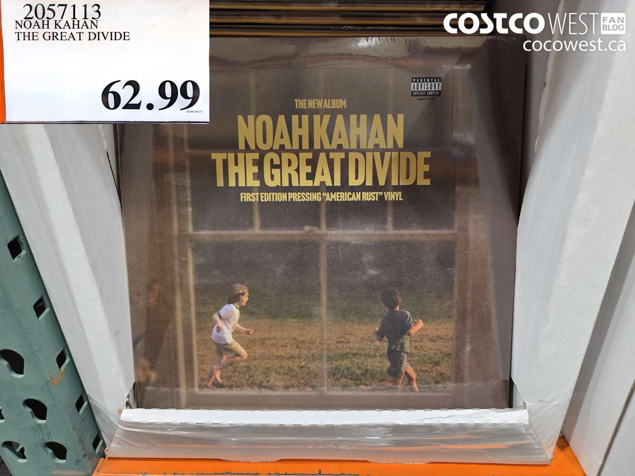 2057113 NOAH KAHAN THE GREAT DIVIDE $62.99