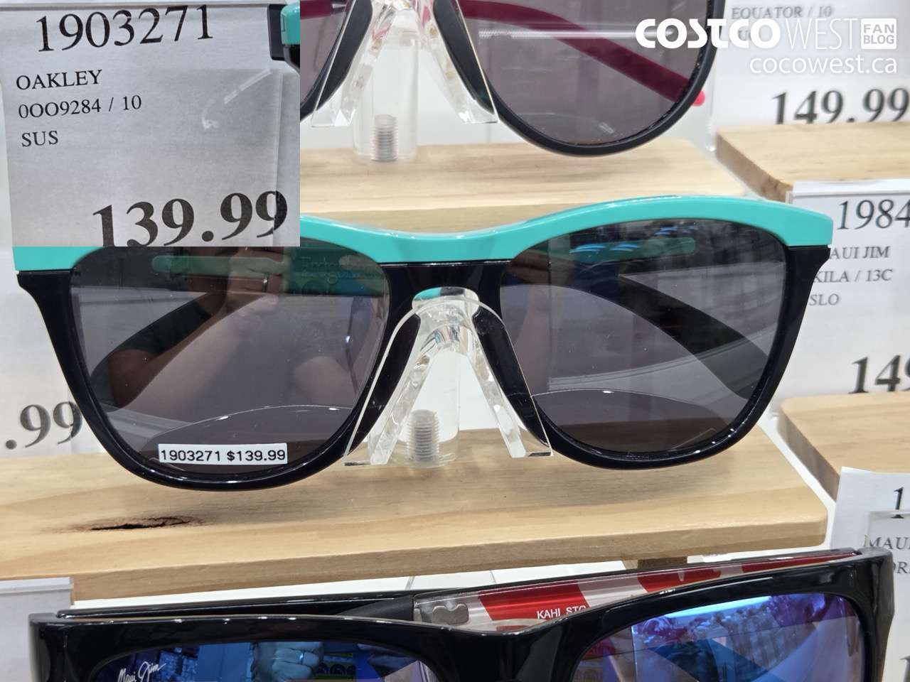 1903271 OAKLEY 0OO9284 / 10 SUS $139.99