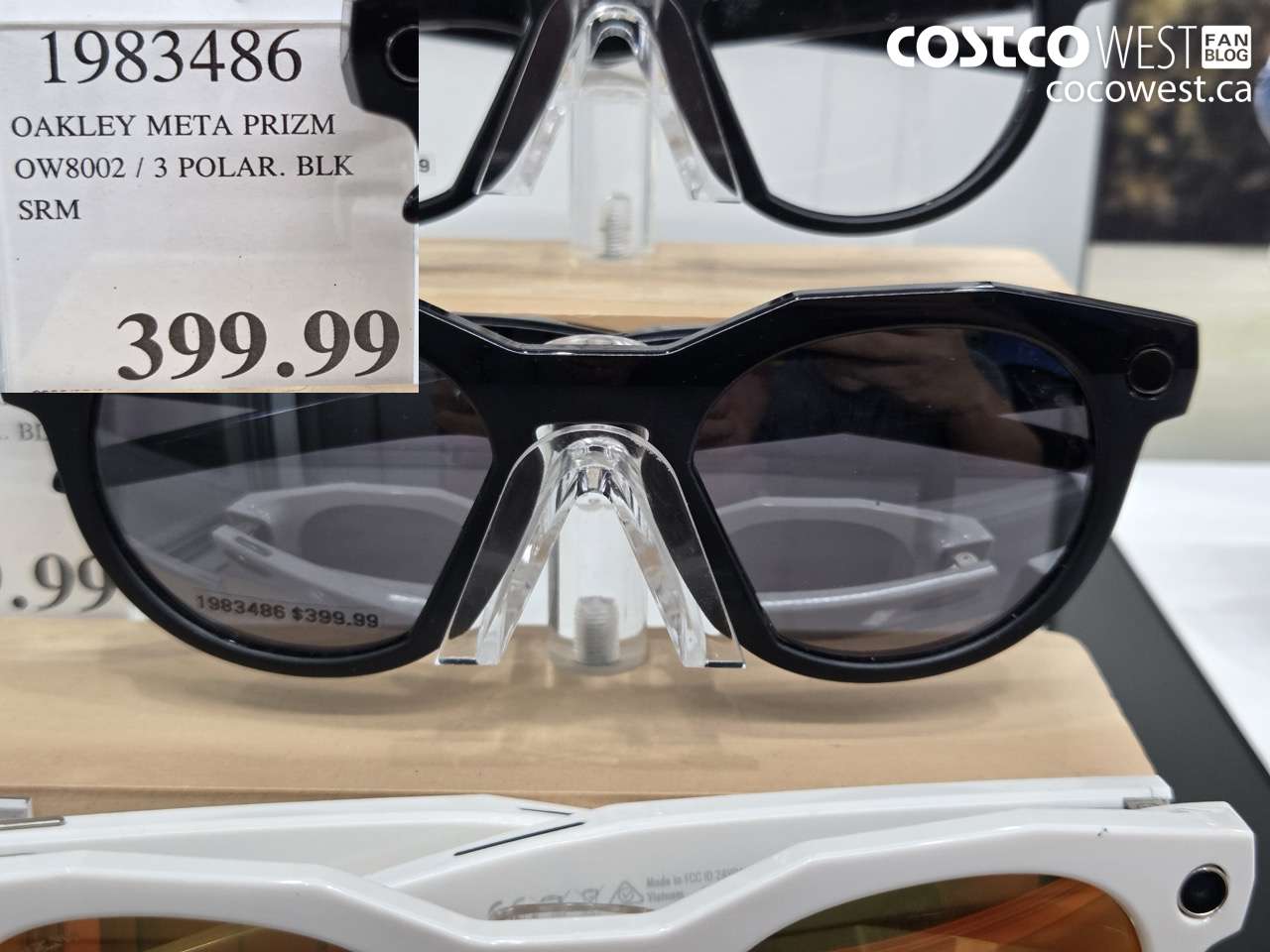 1983486 OAKLEY META PRIZM OW8002 / 3 POLAR. BLK SRM $399.99