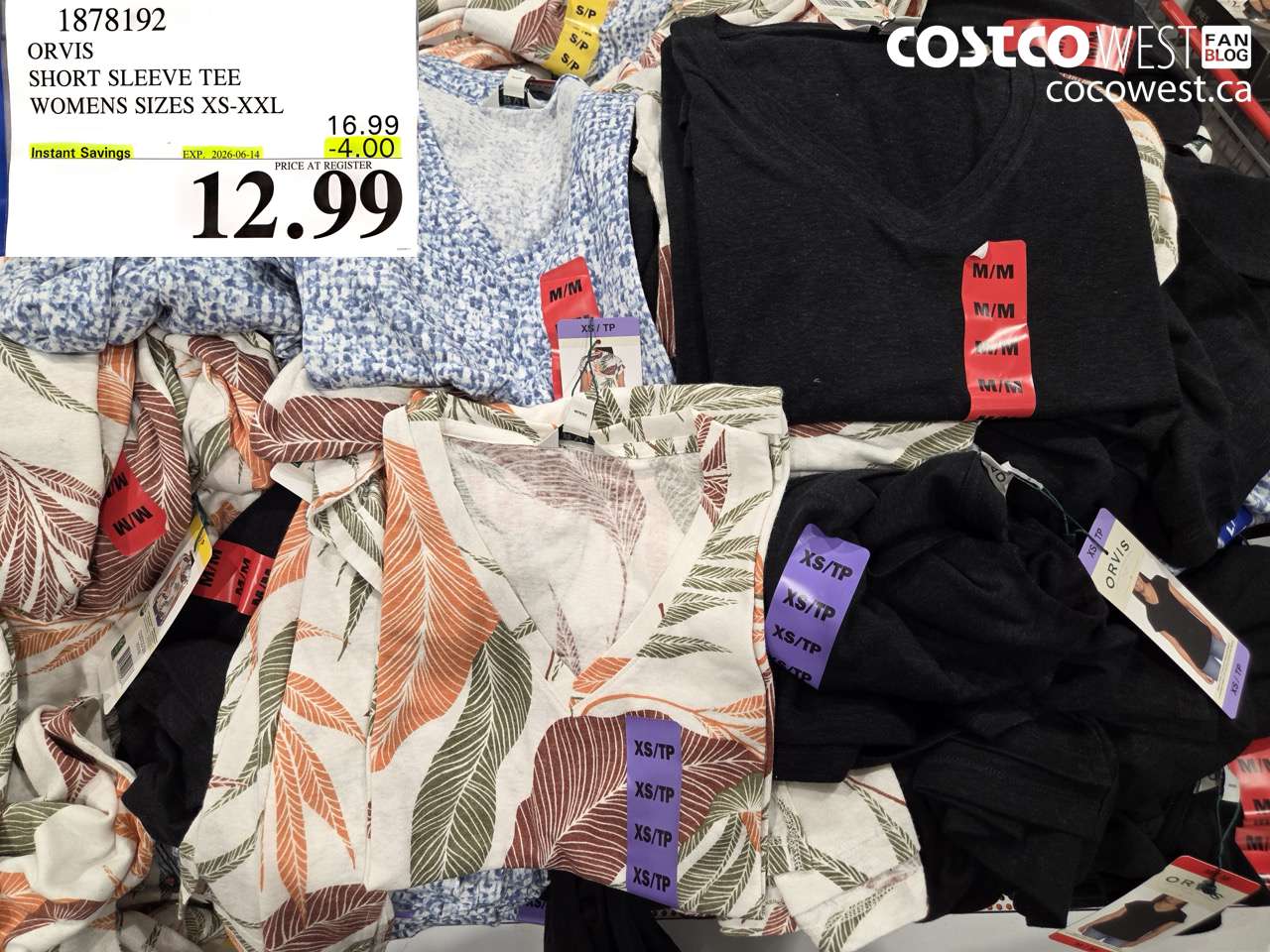 1878192 ORVIS SHORT SLEEVE TEE WOMENS SIZES XS-XXL ($4.00 INSTANT SAVINGS EXPIRES ON 2026-06-14) $12.99