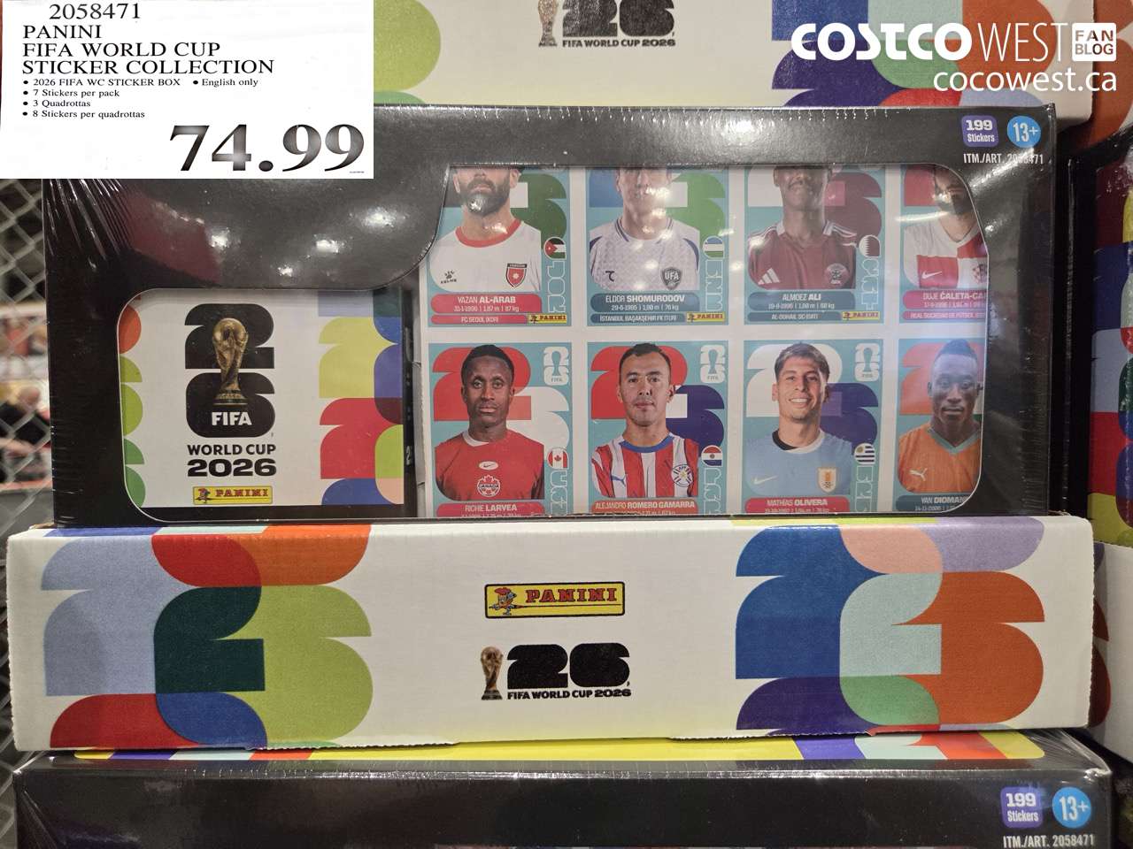 2058471 PANINI FIFA WORLD CUP STICKER COLLECTION $74.99