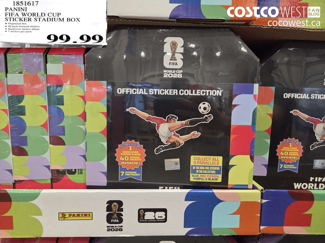 1851617 PANINI FIFA WORLD CUP STICKER STADIUM BOX $99.99