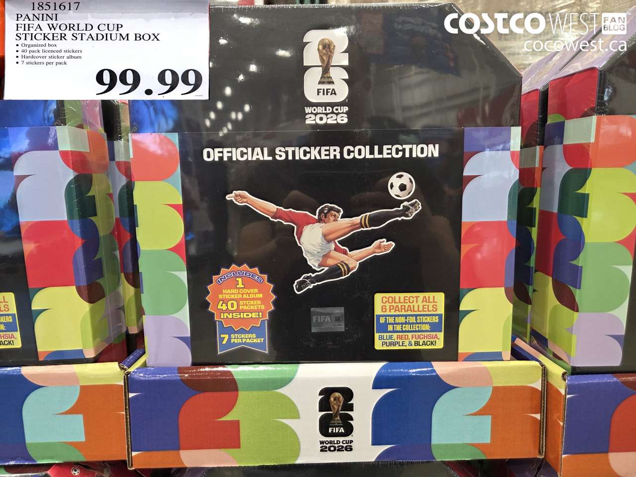 1851617 PANINI FIFA WORLD CUP STICKER STADIUM BOX $99.99