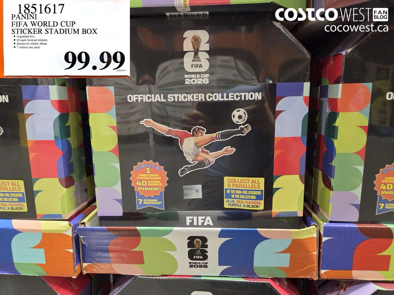 1851617 PANINI FIFA WORLD CUP STICKER STADIUM BOX $99.99