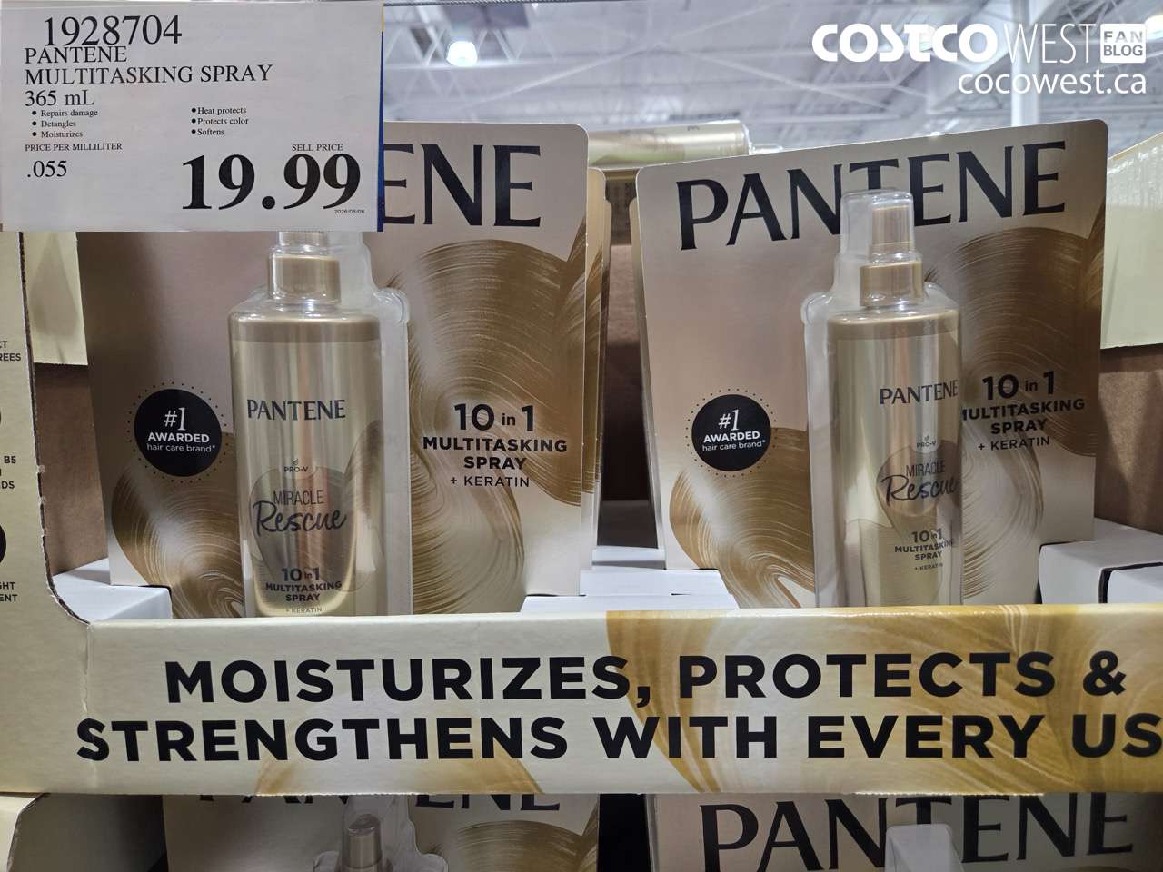 1928704 PANTENE MULTITASKING SPRAY 365 ML $19.99