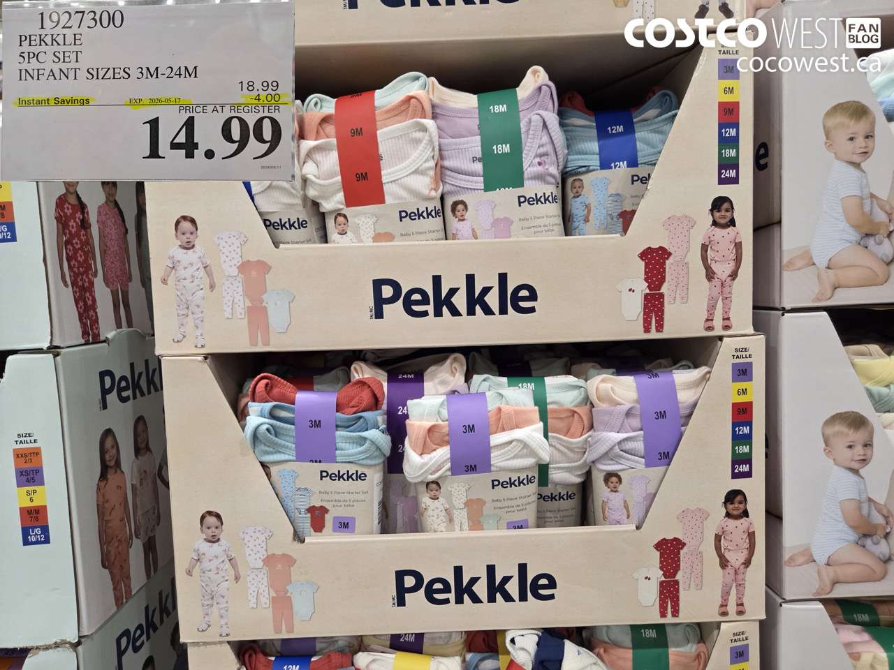 1927300 PEKKLE 5PC SET INFANT SIZES 3M-24M ($4.00 INSTANT SAVINGS EXPIRES ON 2026-05-17) $14.99