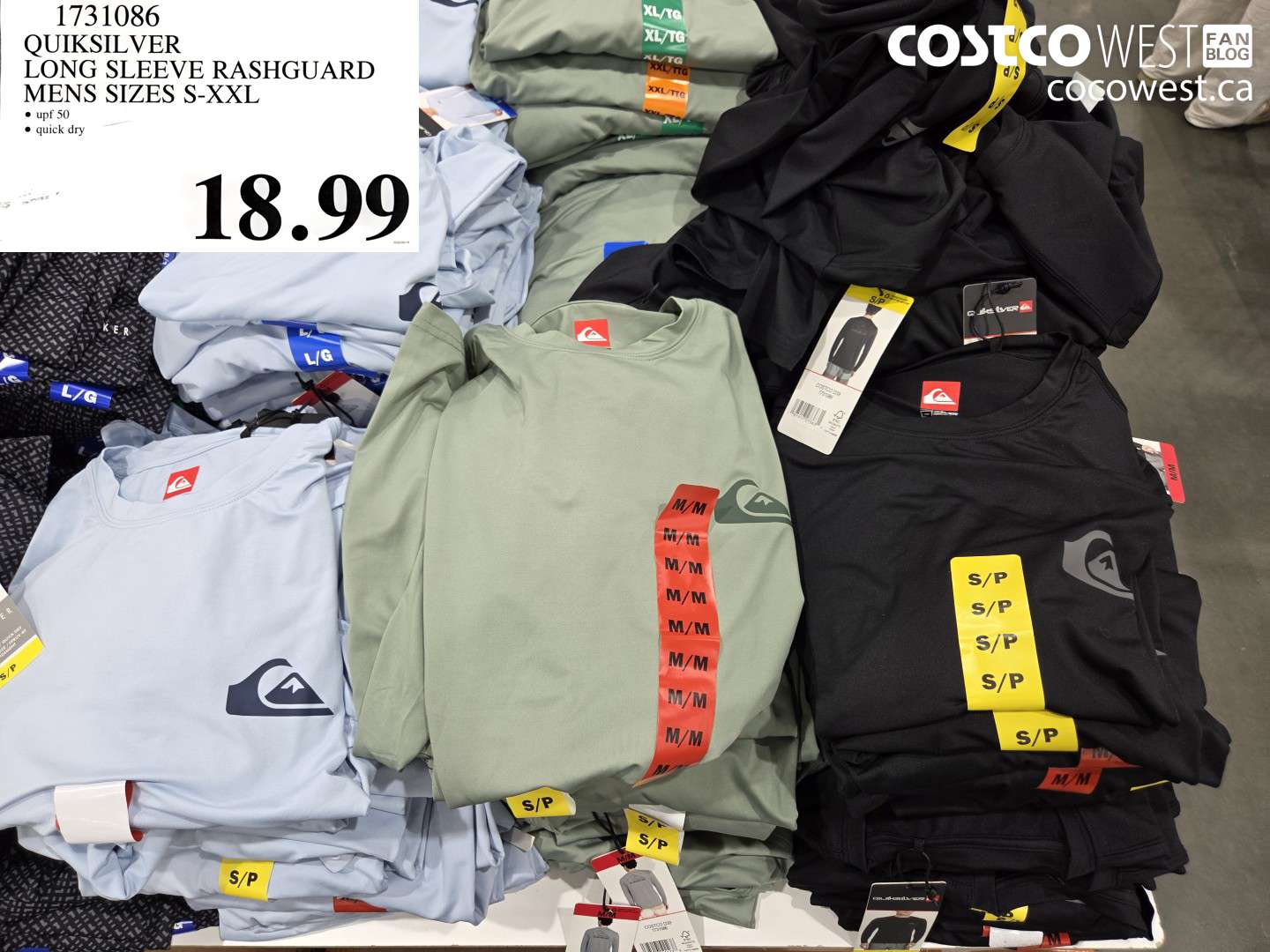1731086 QUIKSILVER LONG SLEEVE RASHGUARD MENS SIZES S-XXL $18.99